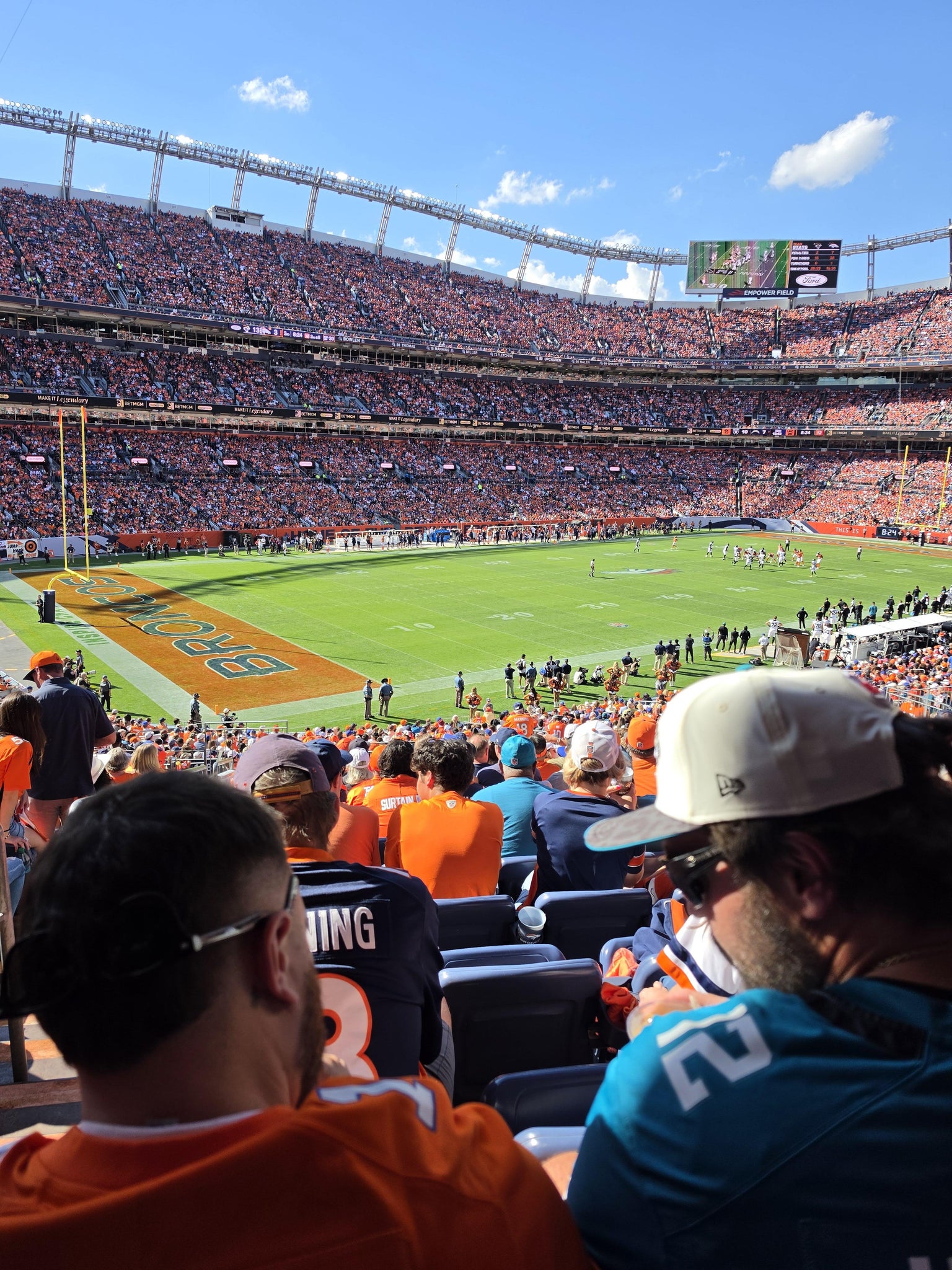 Real Fan View taken from Section 128 at Empower Field at Mile High by Marcus S