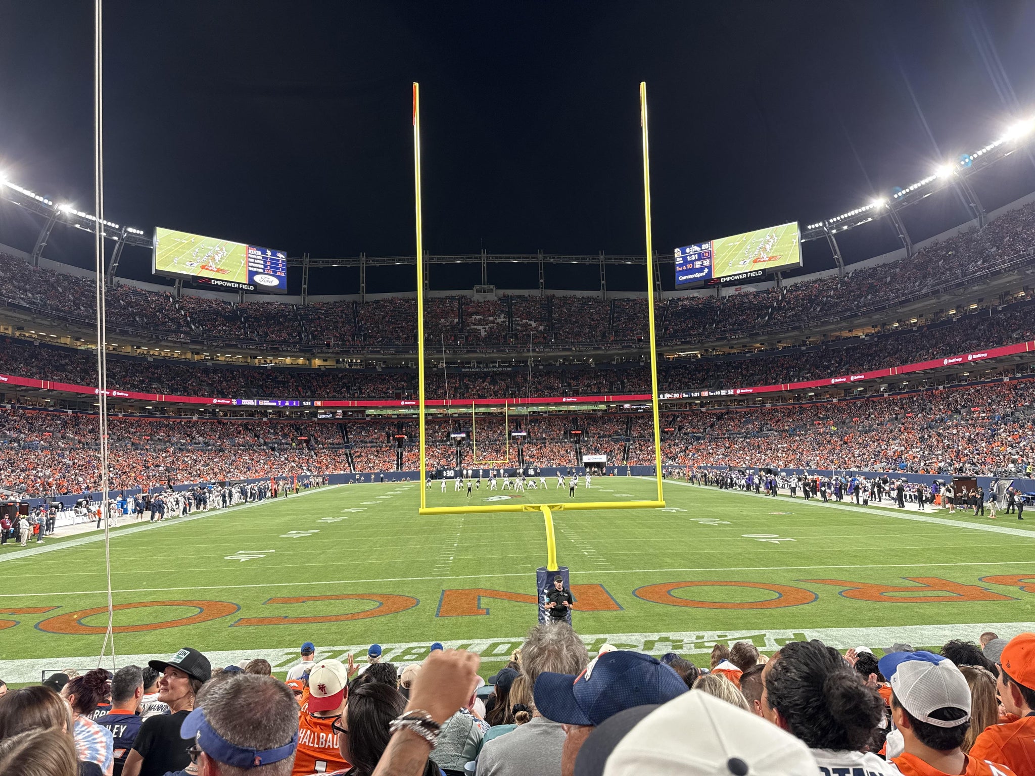 Real Fan View taken from Section 132 at Empower Field at Mile High by Ben J