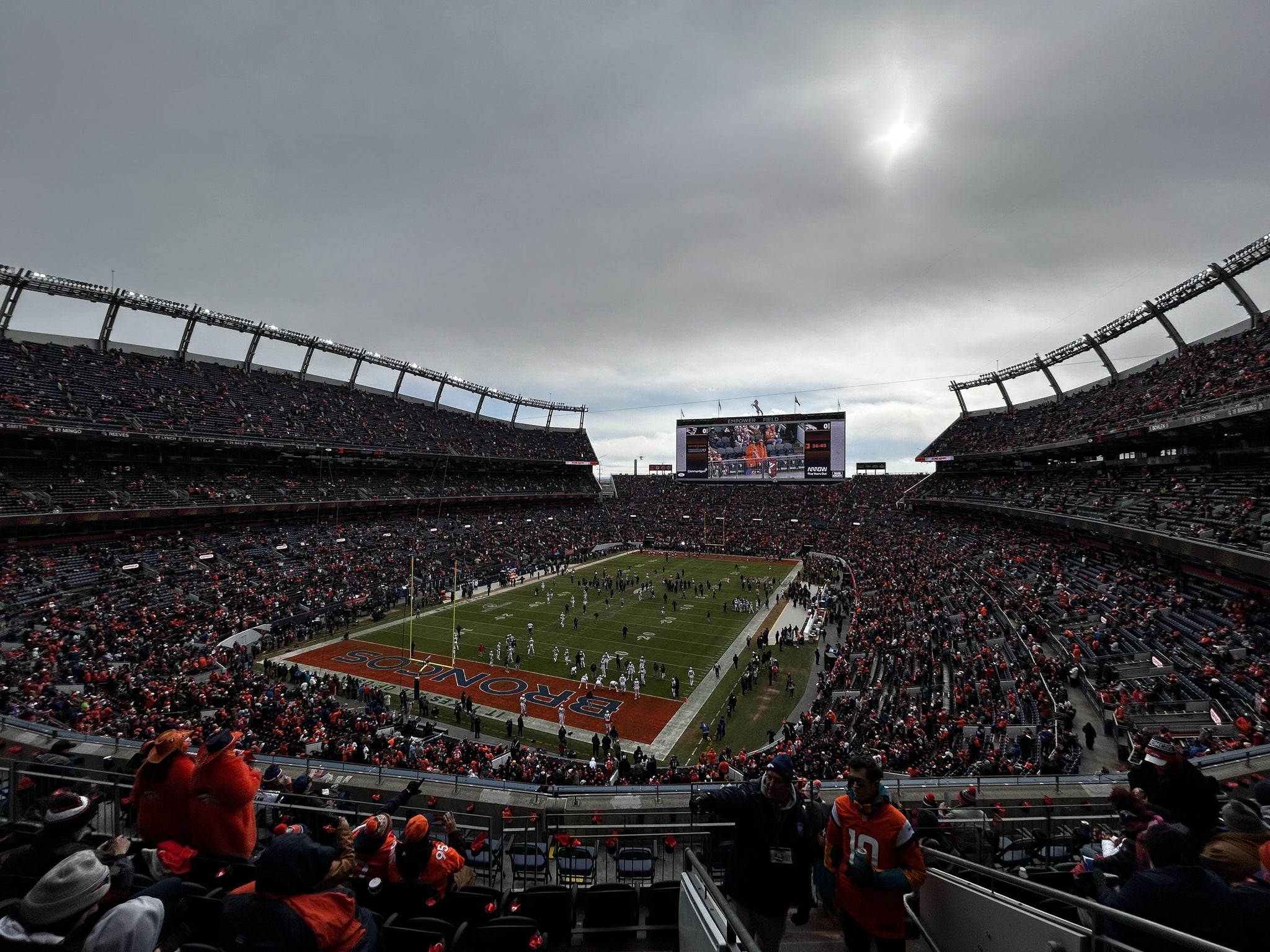 Real Fan View taken from Section 320 at Empower Field at Mile High by Jeffrey F