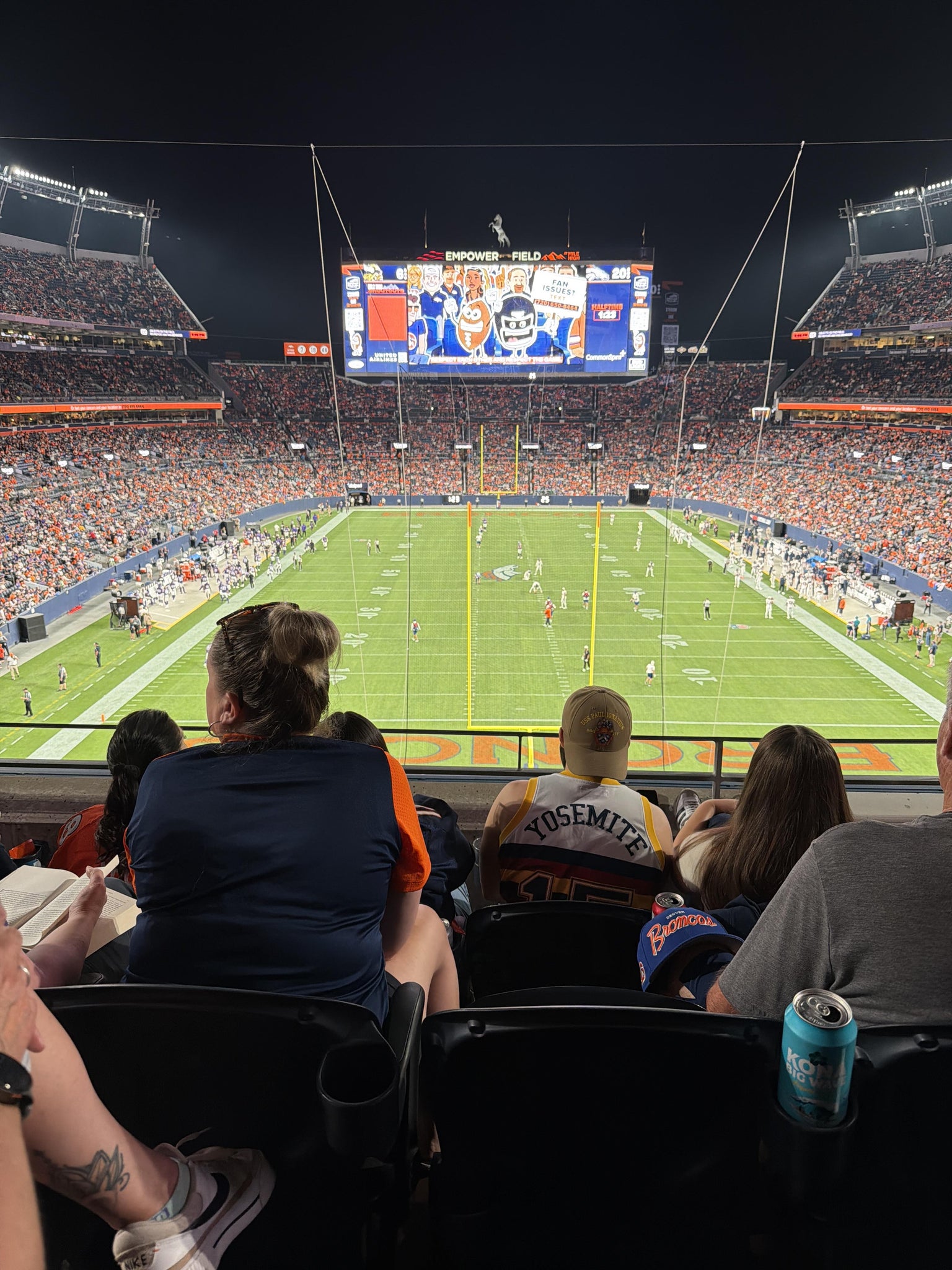 Real Fan View taken from Section 323 at Empower Field at Mile High by Sophia A