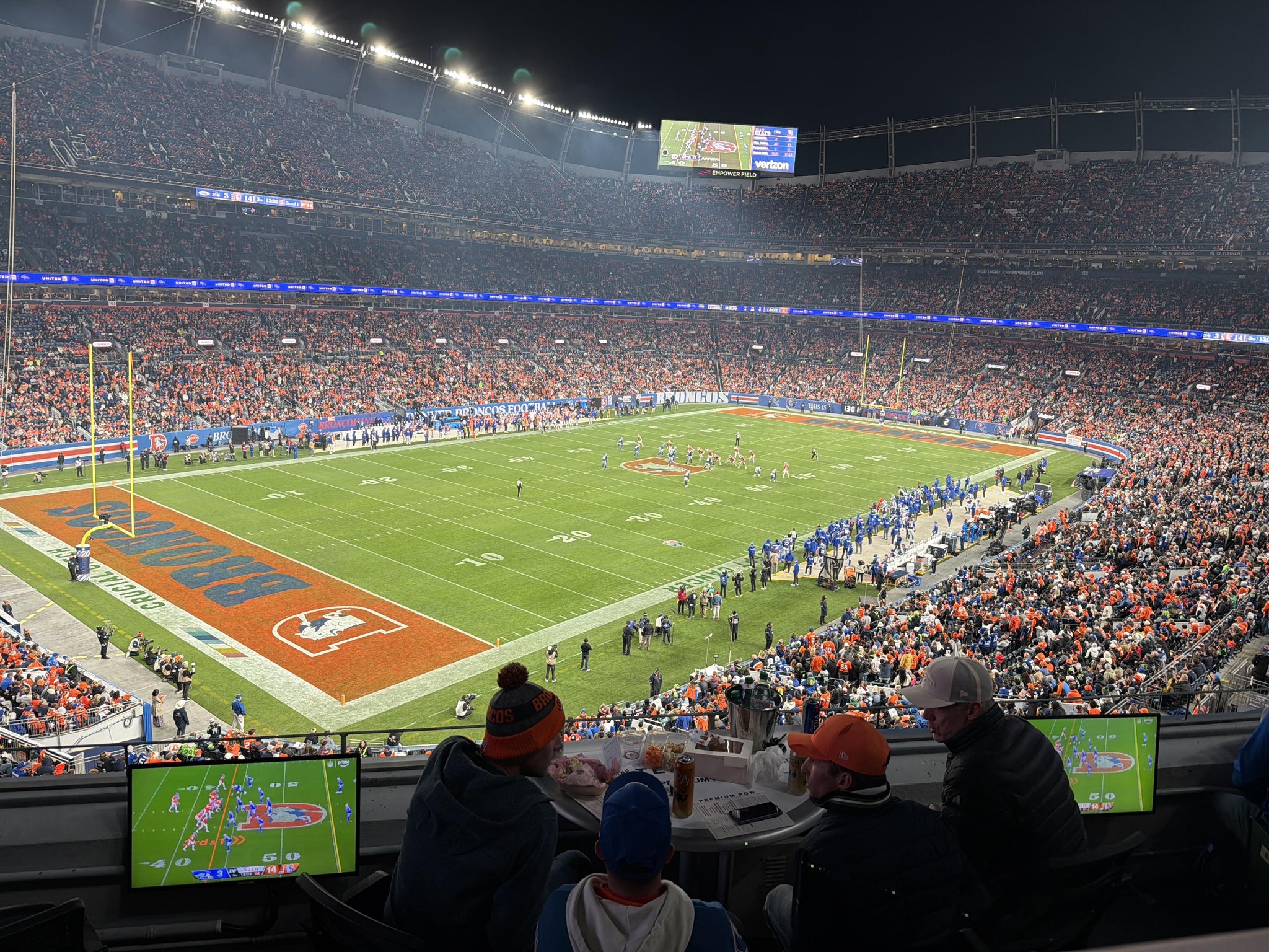 Real Fan View taken from Section 345 at Empower Field at Mile High by Ruben C