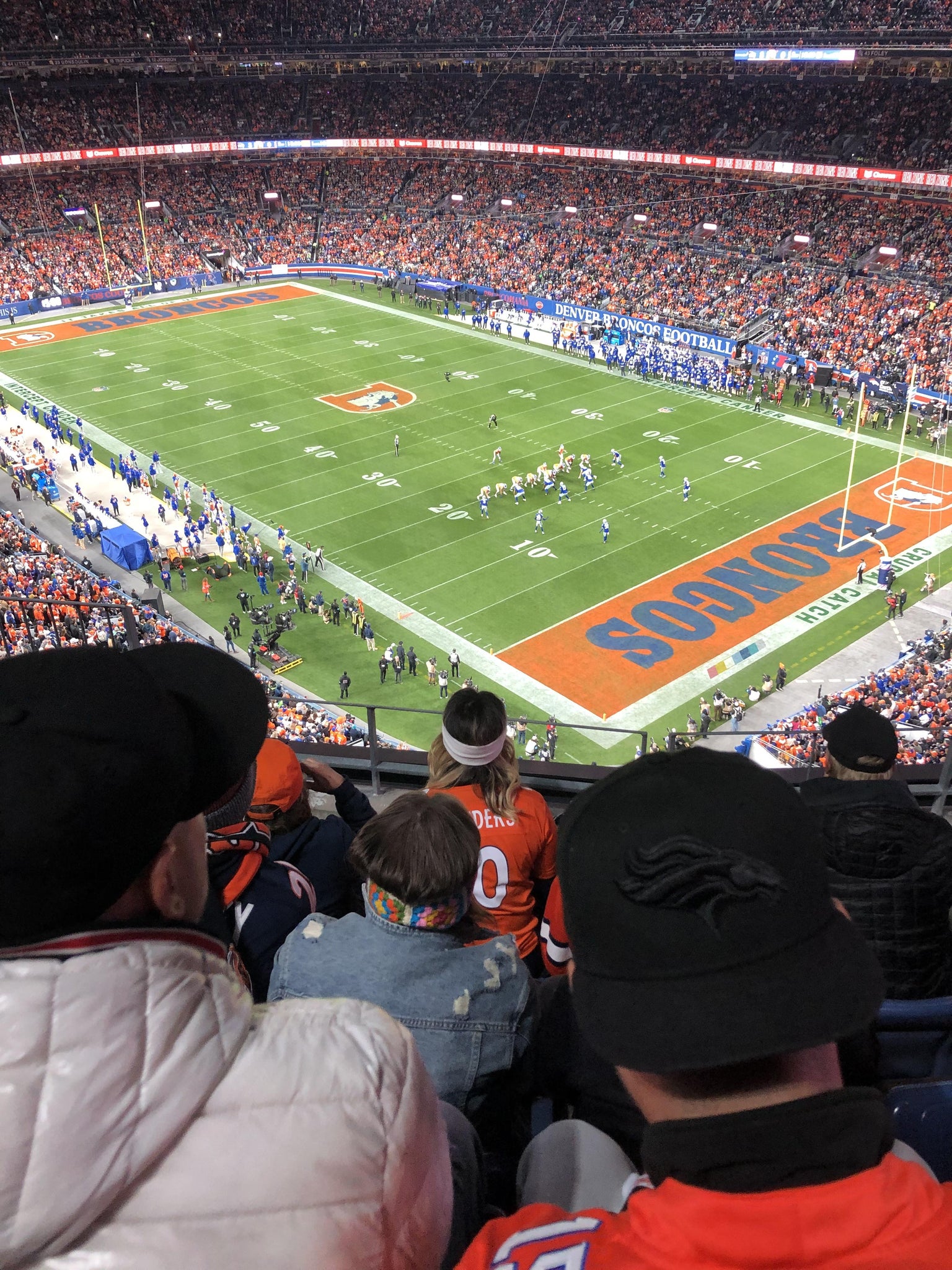 Real Fan View taken from Section 500 at Empower Field at Mile High by Becki L