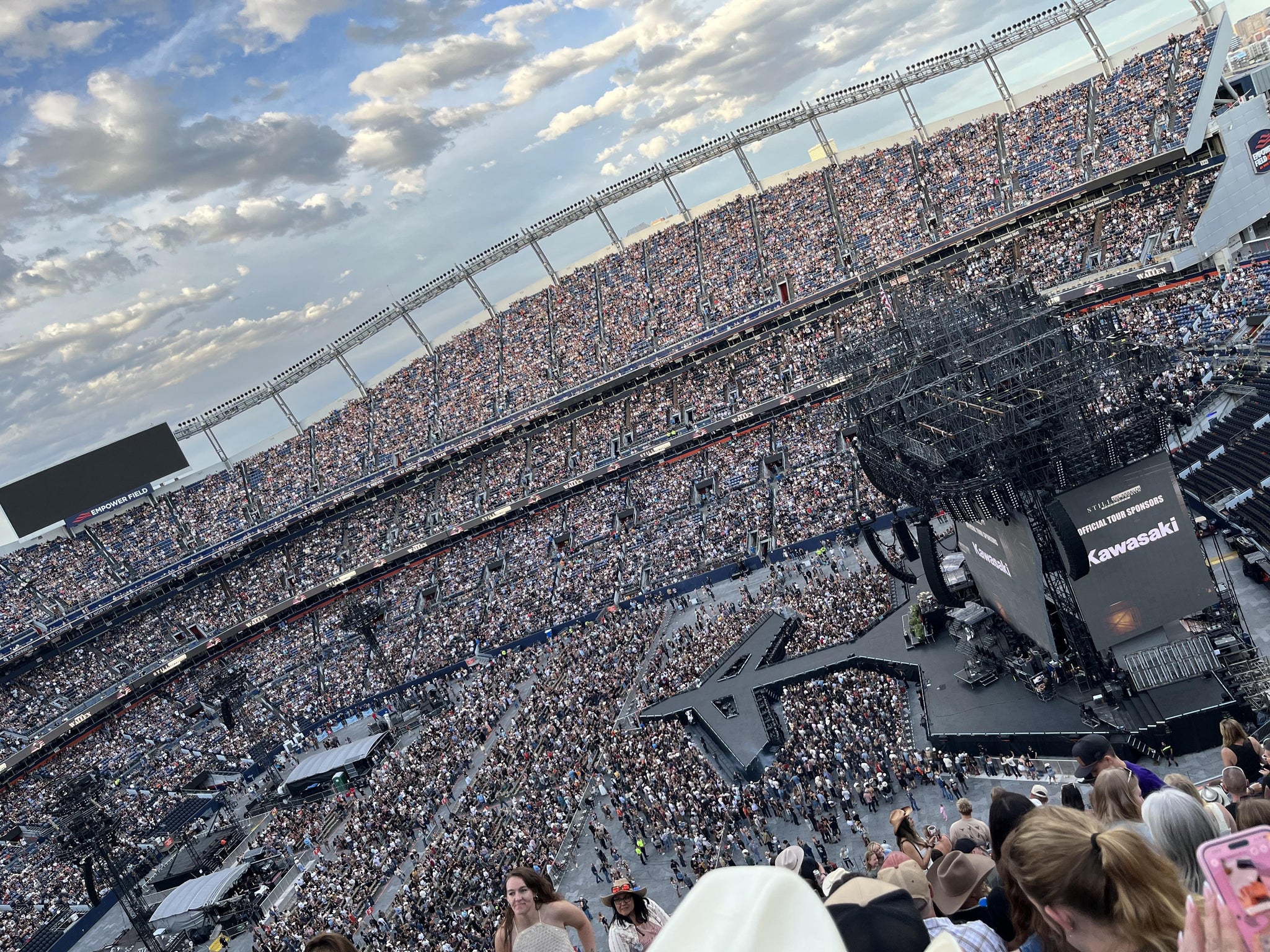 Real Fan View taken from Section 504 at Empower Field at Mile High by Alasay C