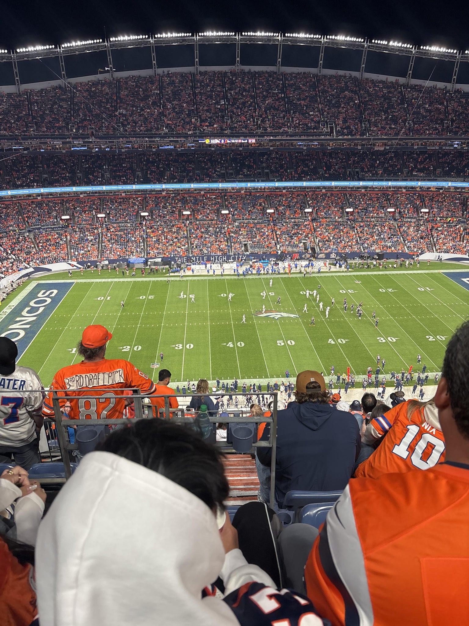 Real Fan View taken from Section 509 at Empower Field at Mile High by Suzanne D
