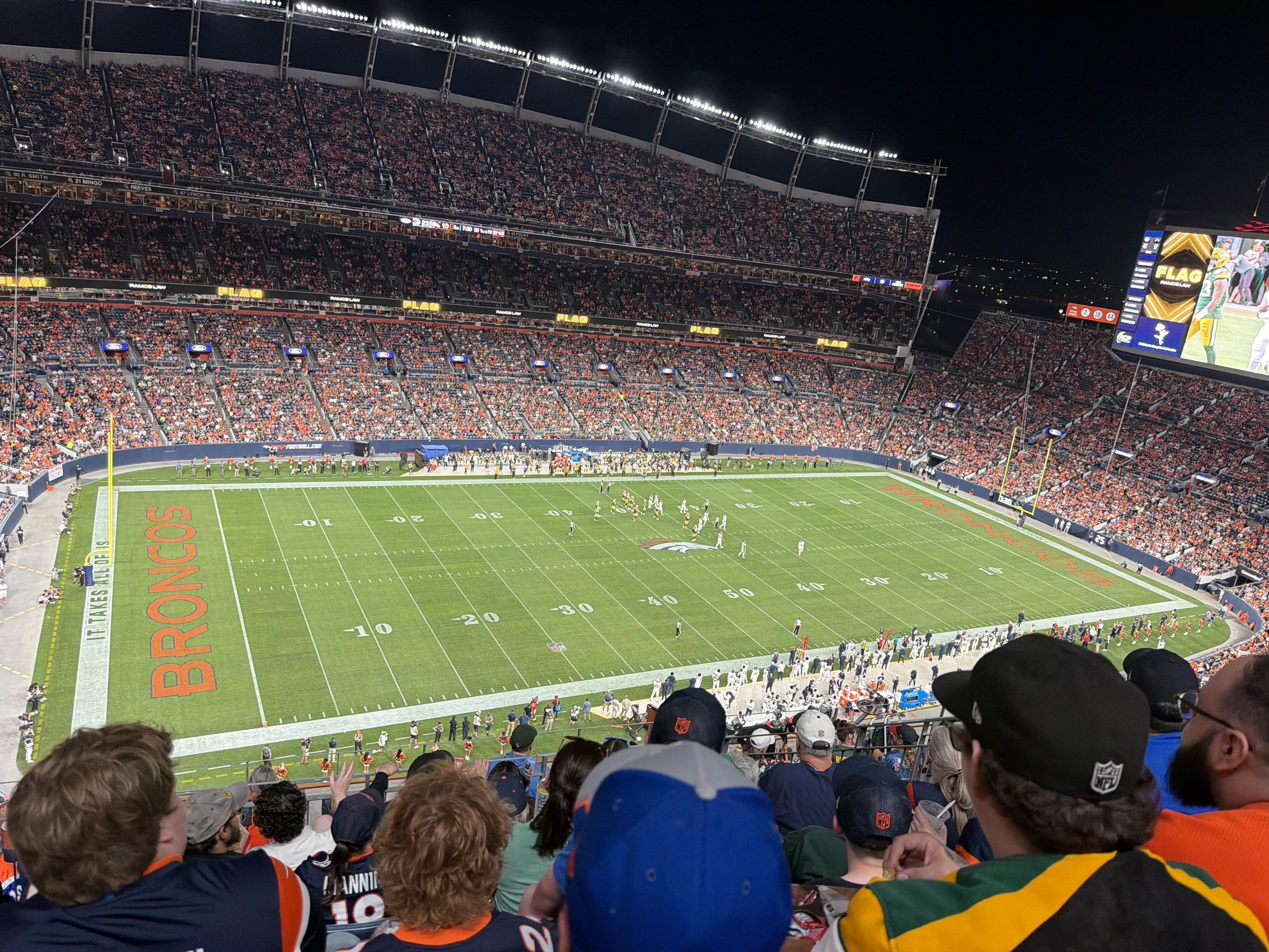 Real Fan View taken from Section 512 at Empower Field at Mile High by Maria V