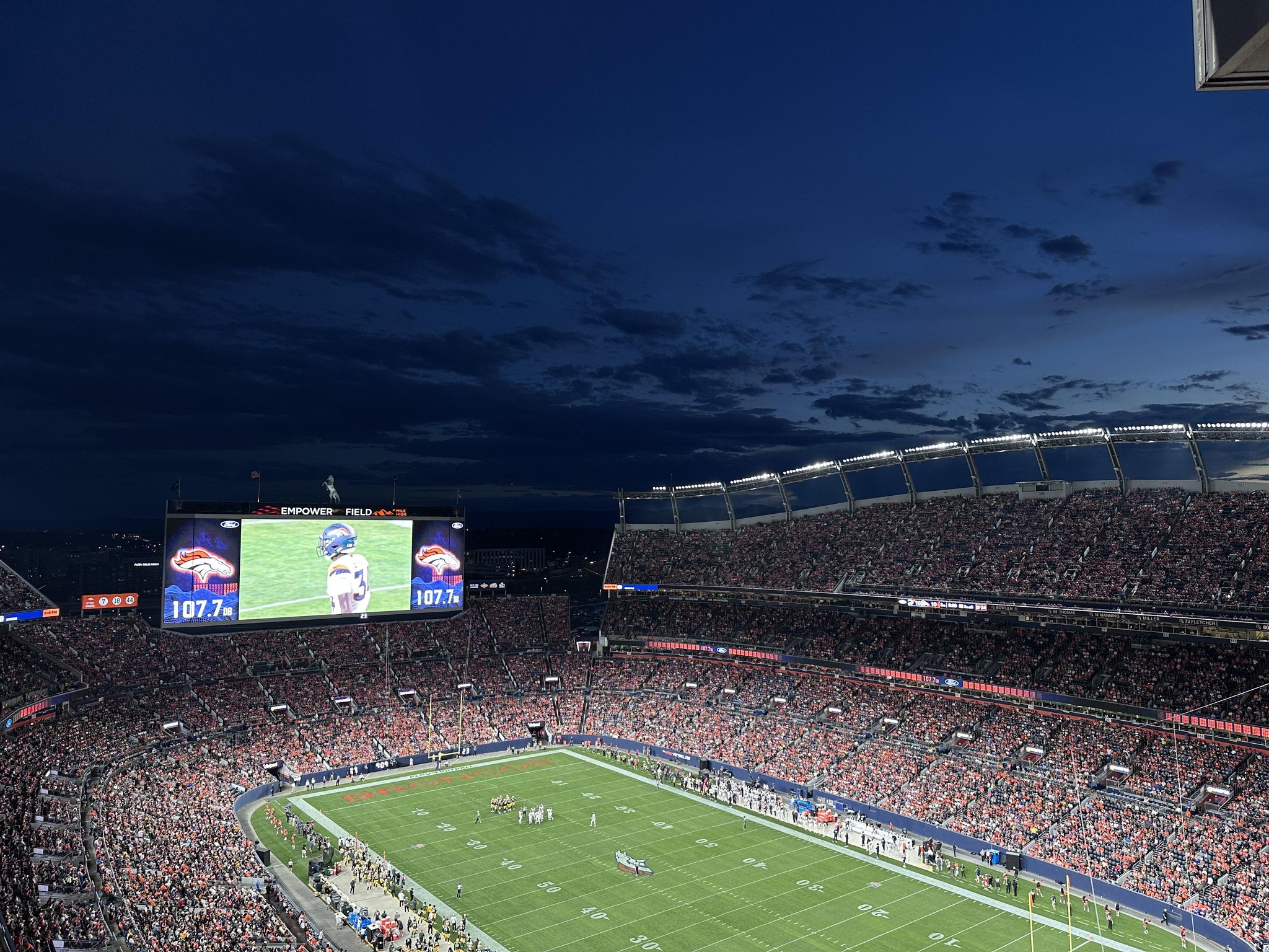 Real Fan View taken from Section 527 at Empower Field at Mile High by David J