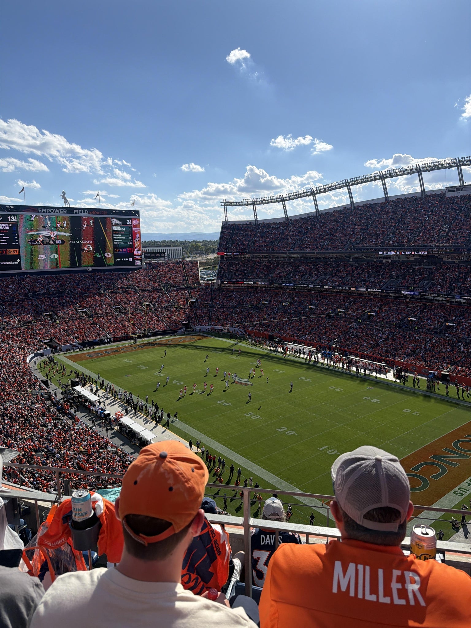 Real Fan View taken from Section 527 at Empower Field at Mile High by Isabel P