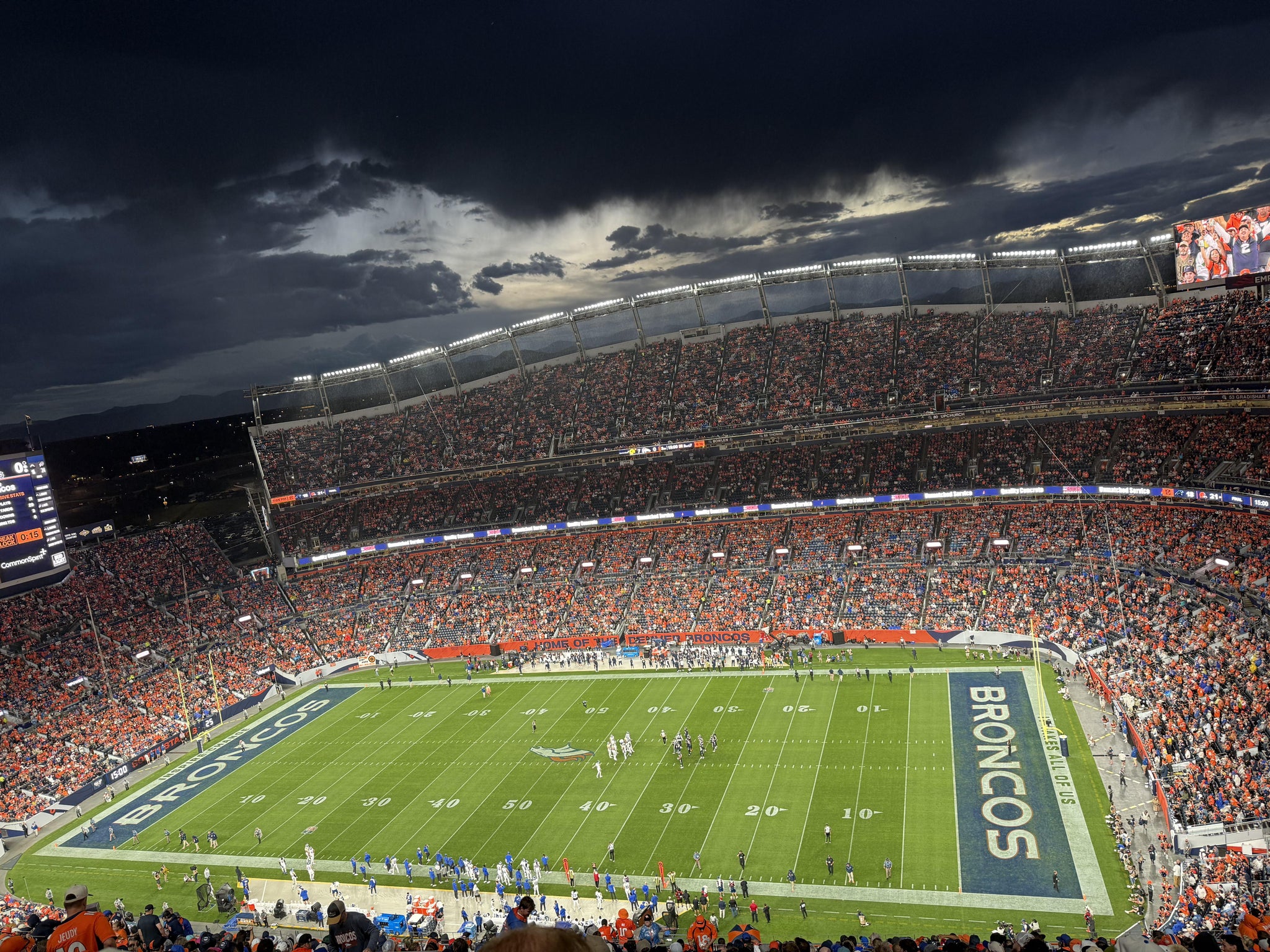 Real Fan View taken from Section 530 at Empower Field at Mile High by Christine G