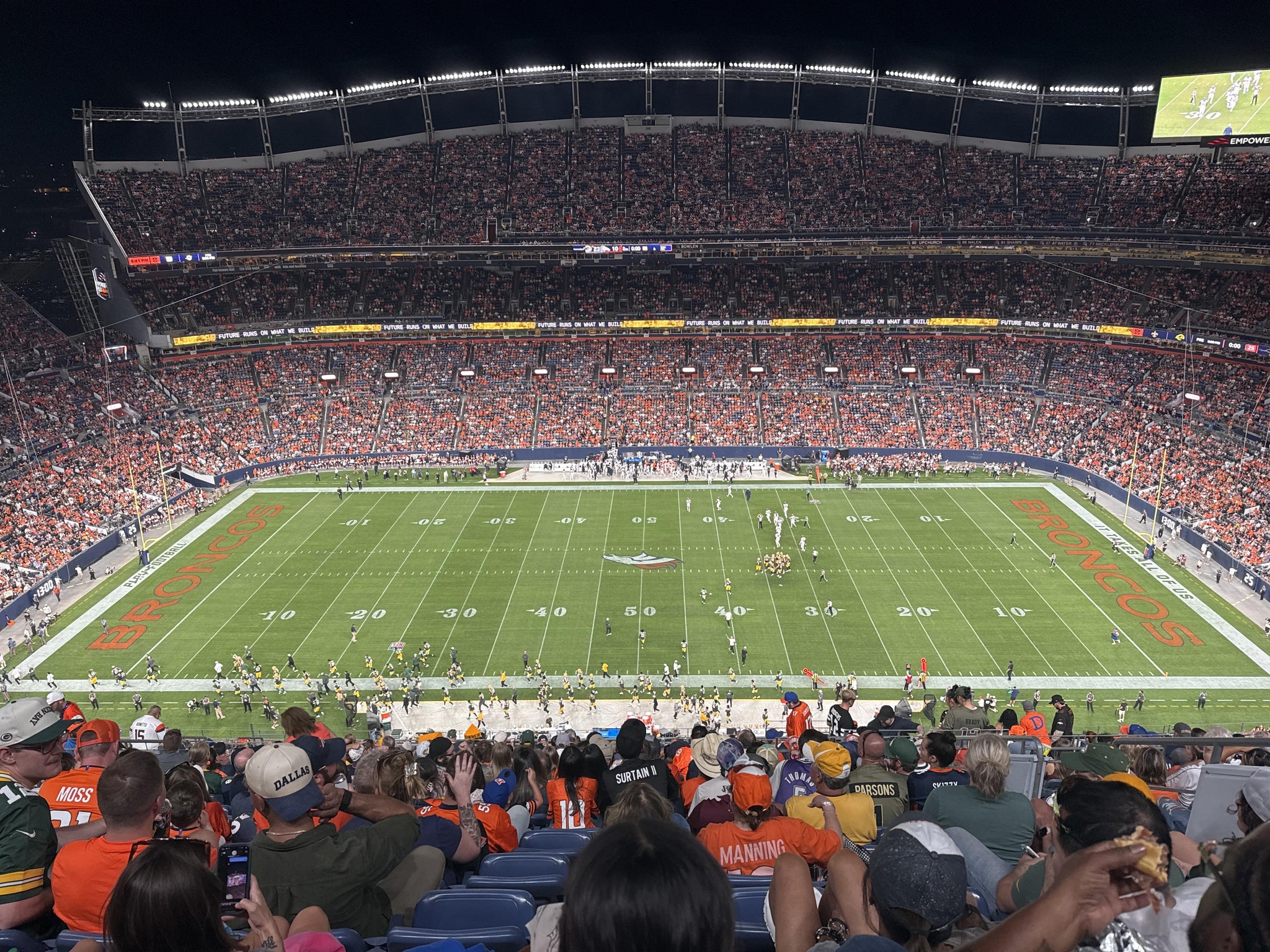 Real Fan View taken from Section 534 at Empower Field at Mile High by Ellie H