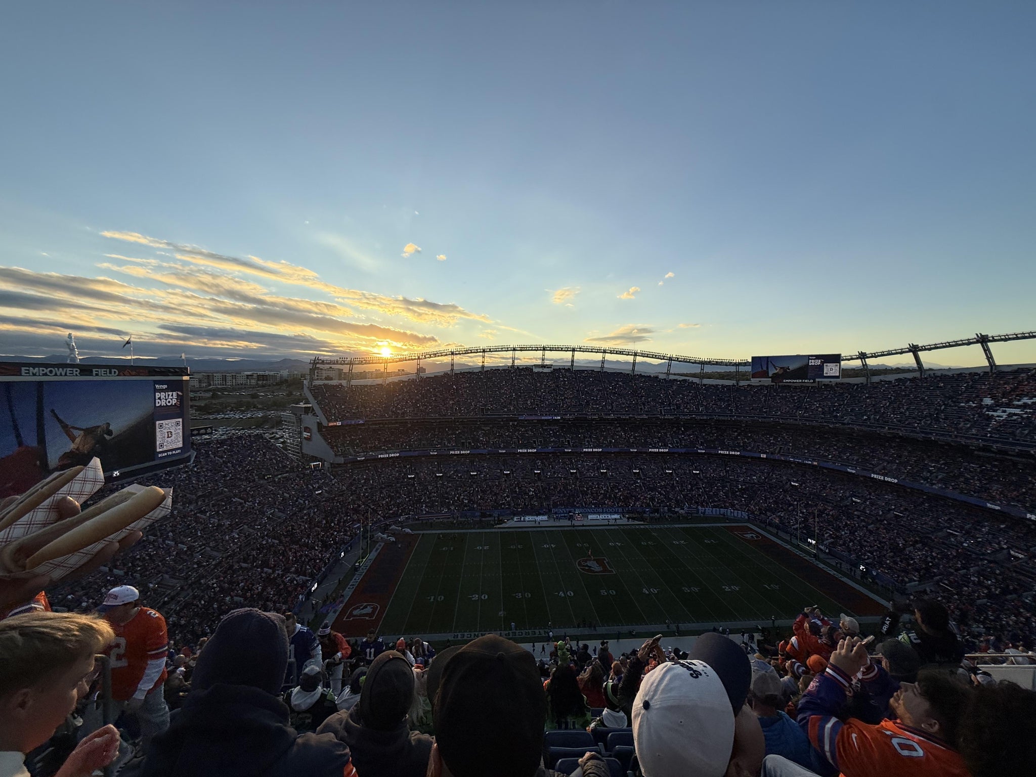 Real Fan View taken from Section 536 at Empower Field at Mile High by Diego M