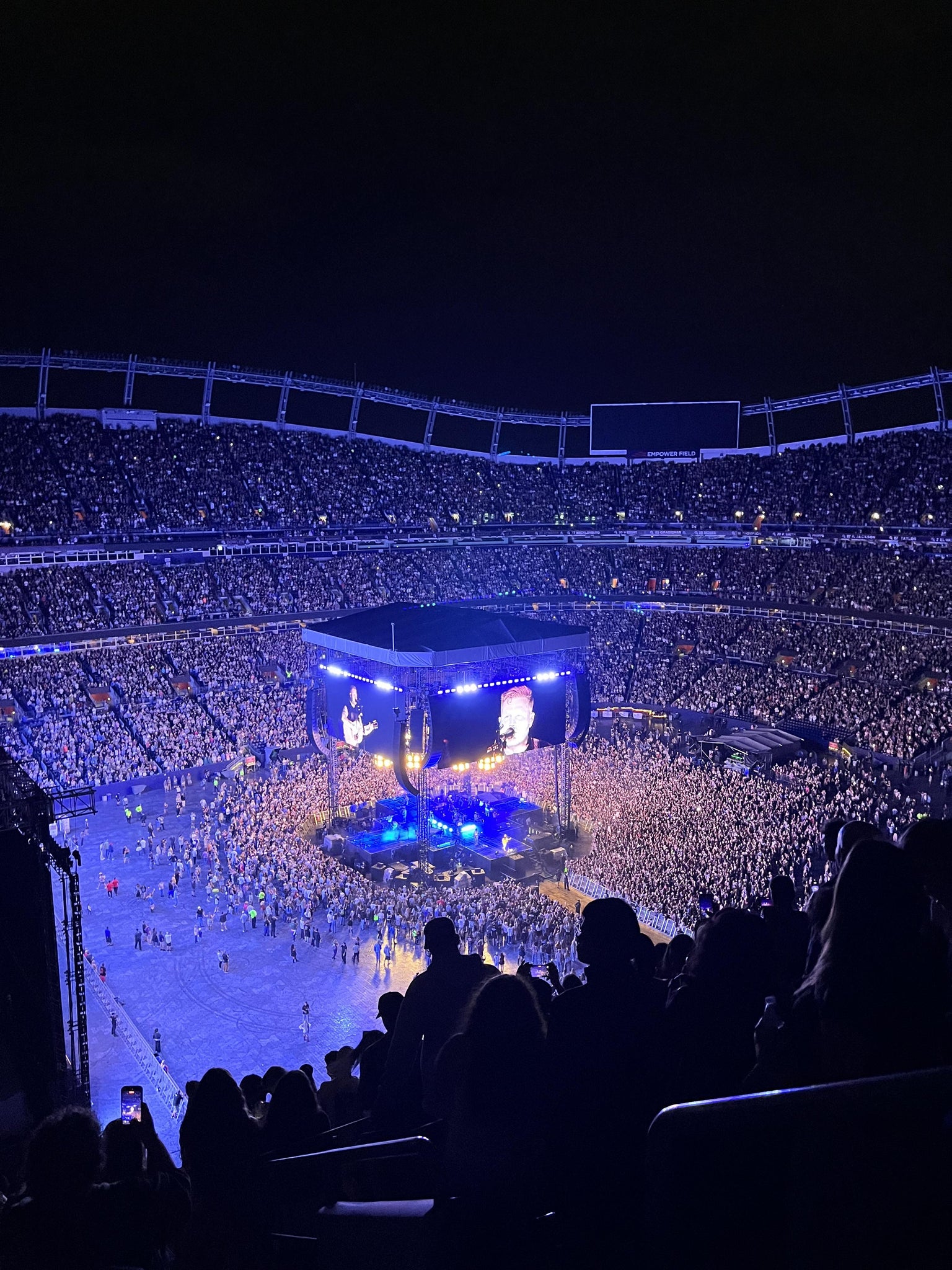 Real Fan View taken from Section 539 at Empower Field at Mile High by Leona A