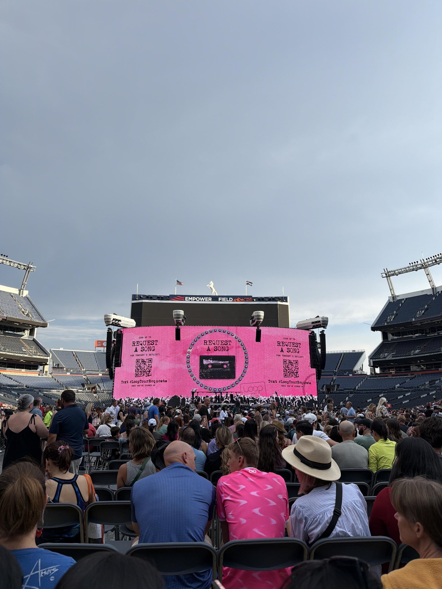 Real Fan View taken from Floor L at Empower Field at Mile High by Maegan D