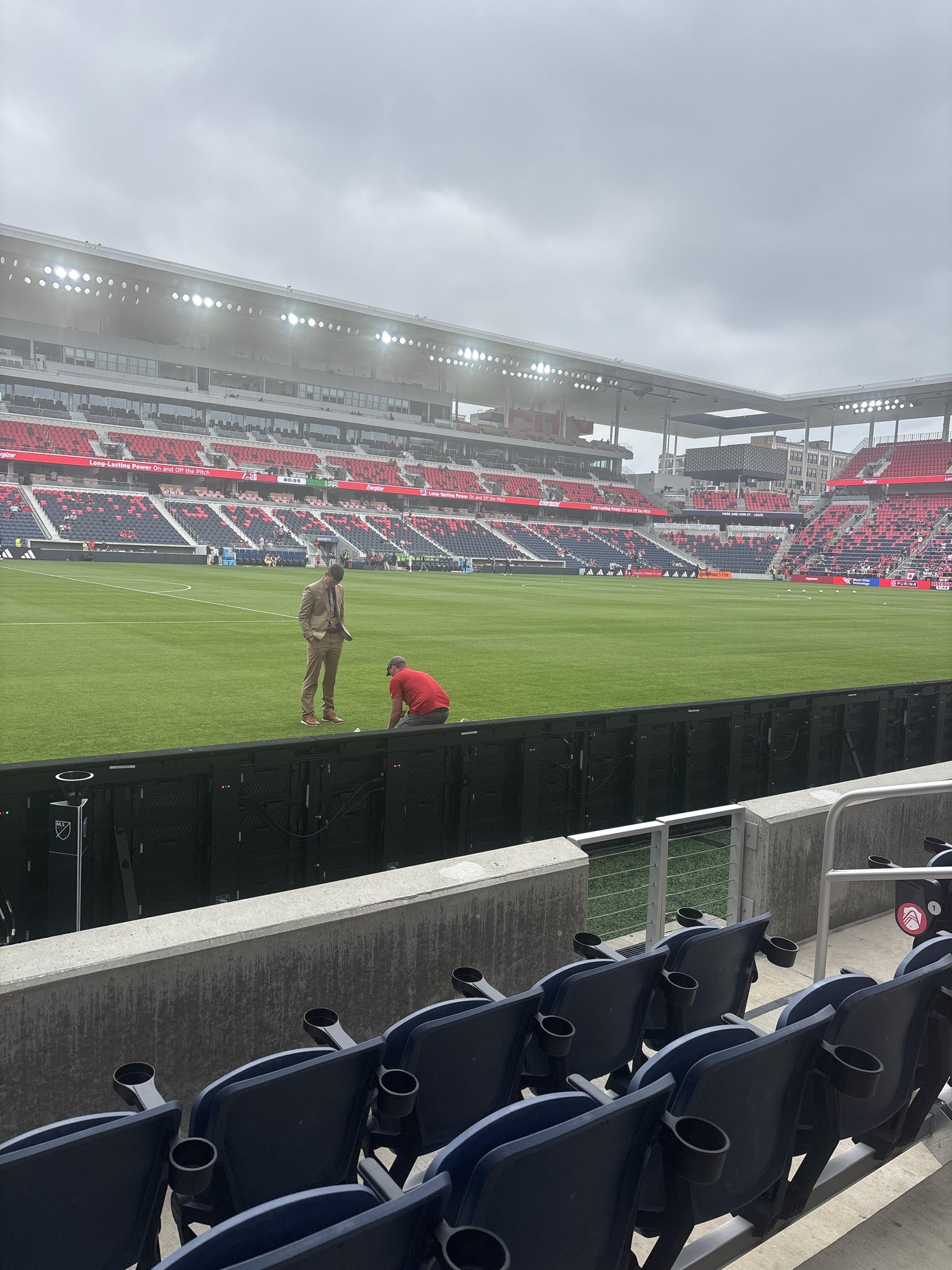 Real Fan View taken from Section 101 at Energizer Park by Anonymous User