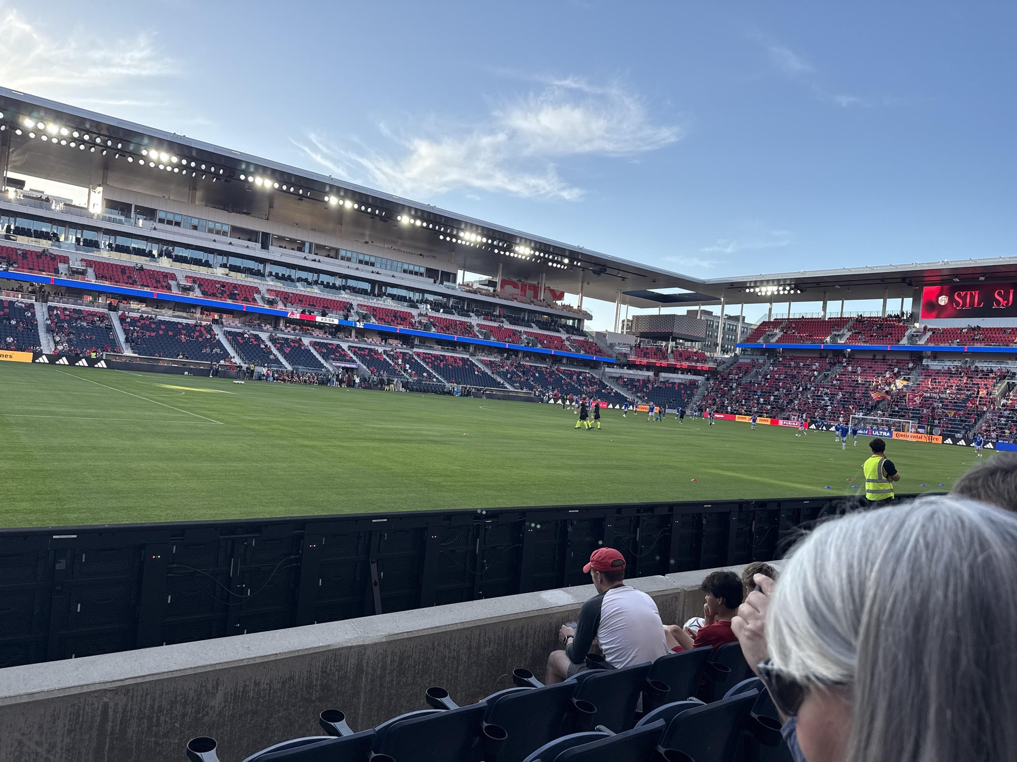 Real Fan View taken from Section 102 at Energizer Park by Barbara C