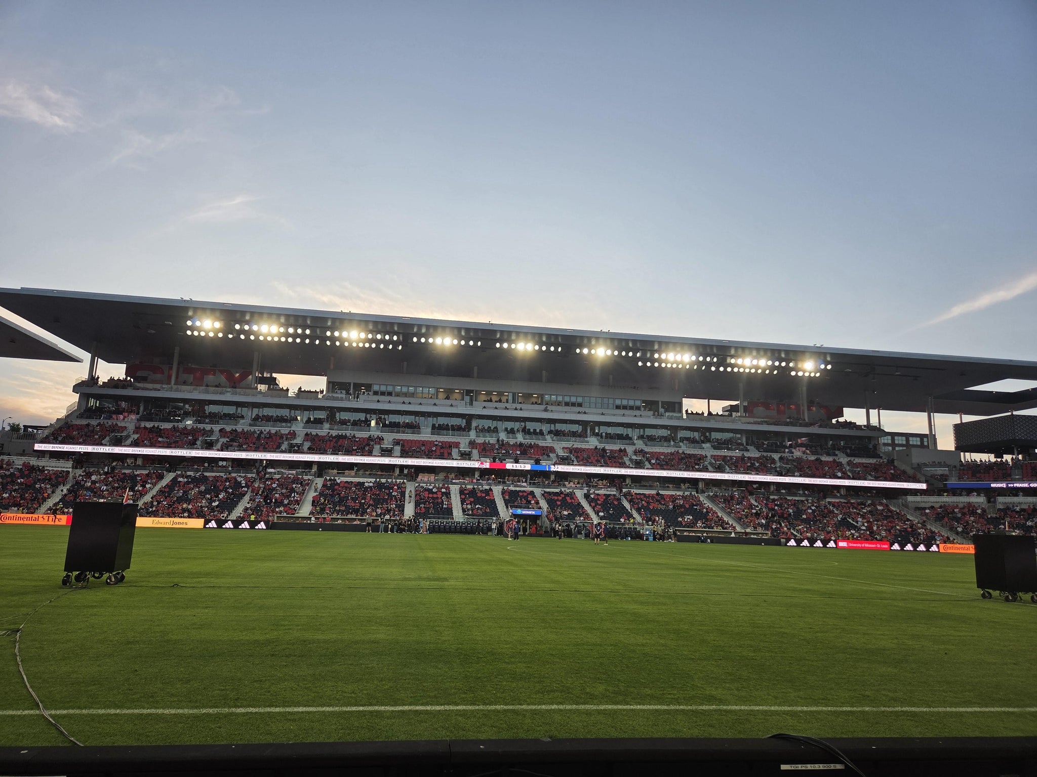 Real Fan View taken from Section 104 at Energizer Park by Christopher H
