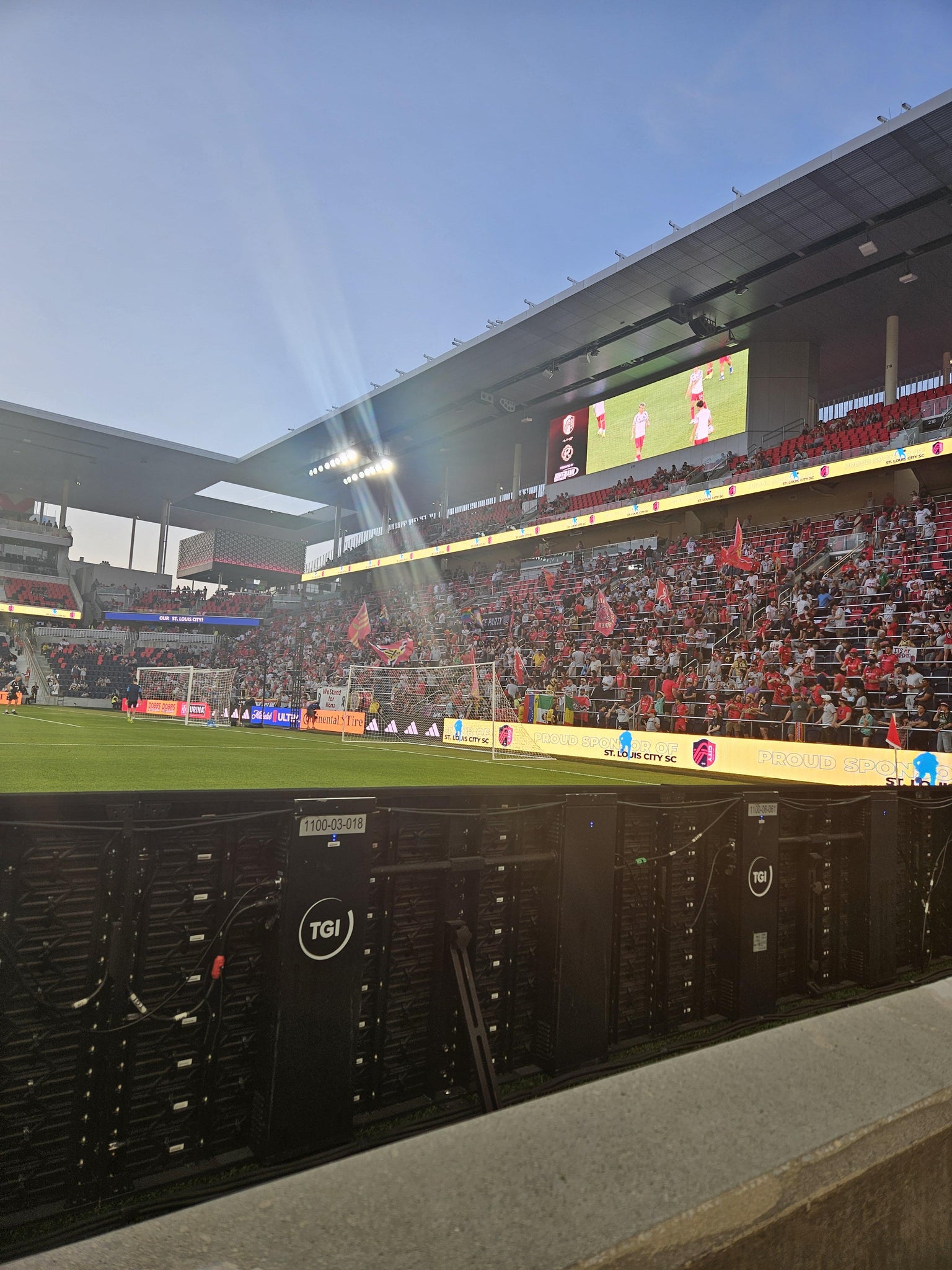 Real Fan View taken from Section 109 at Energizer Park by Anonymous User