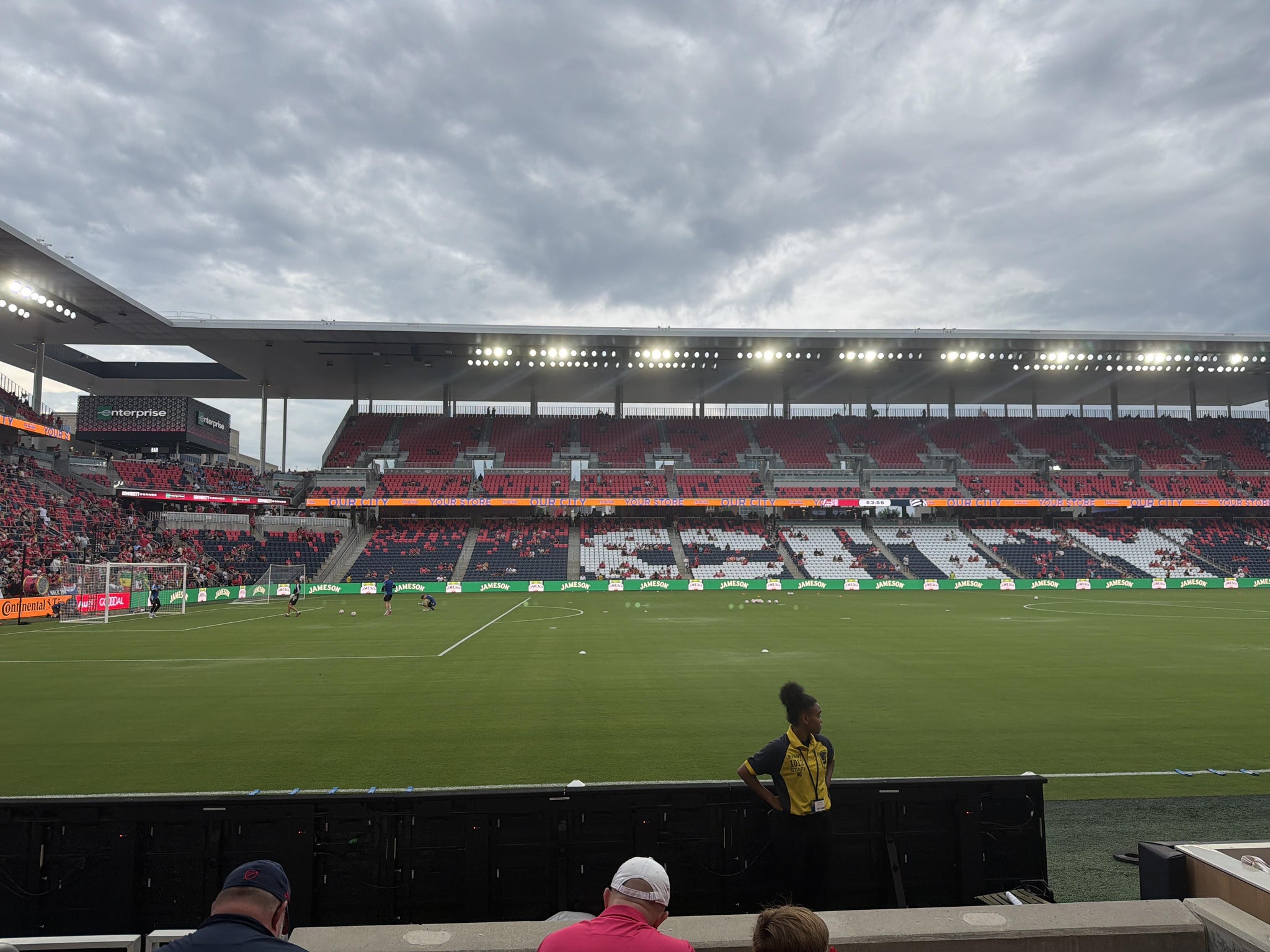 Real Fan View taken from Section 130 at Energizer Park by Jessica M