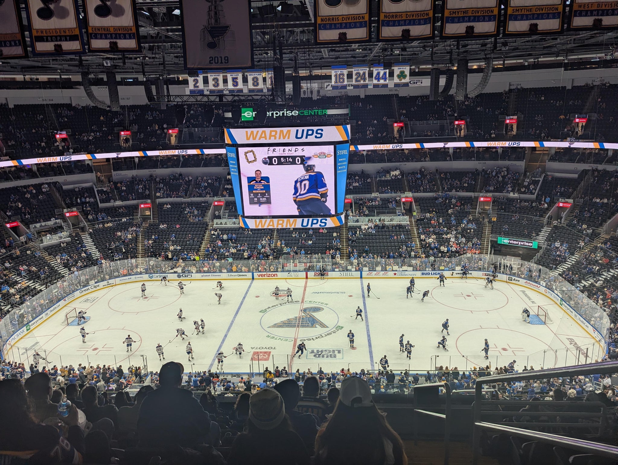 Real Fan View taken from Section 303 at Enterprise Center by Vivek A