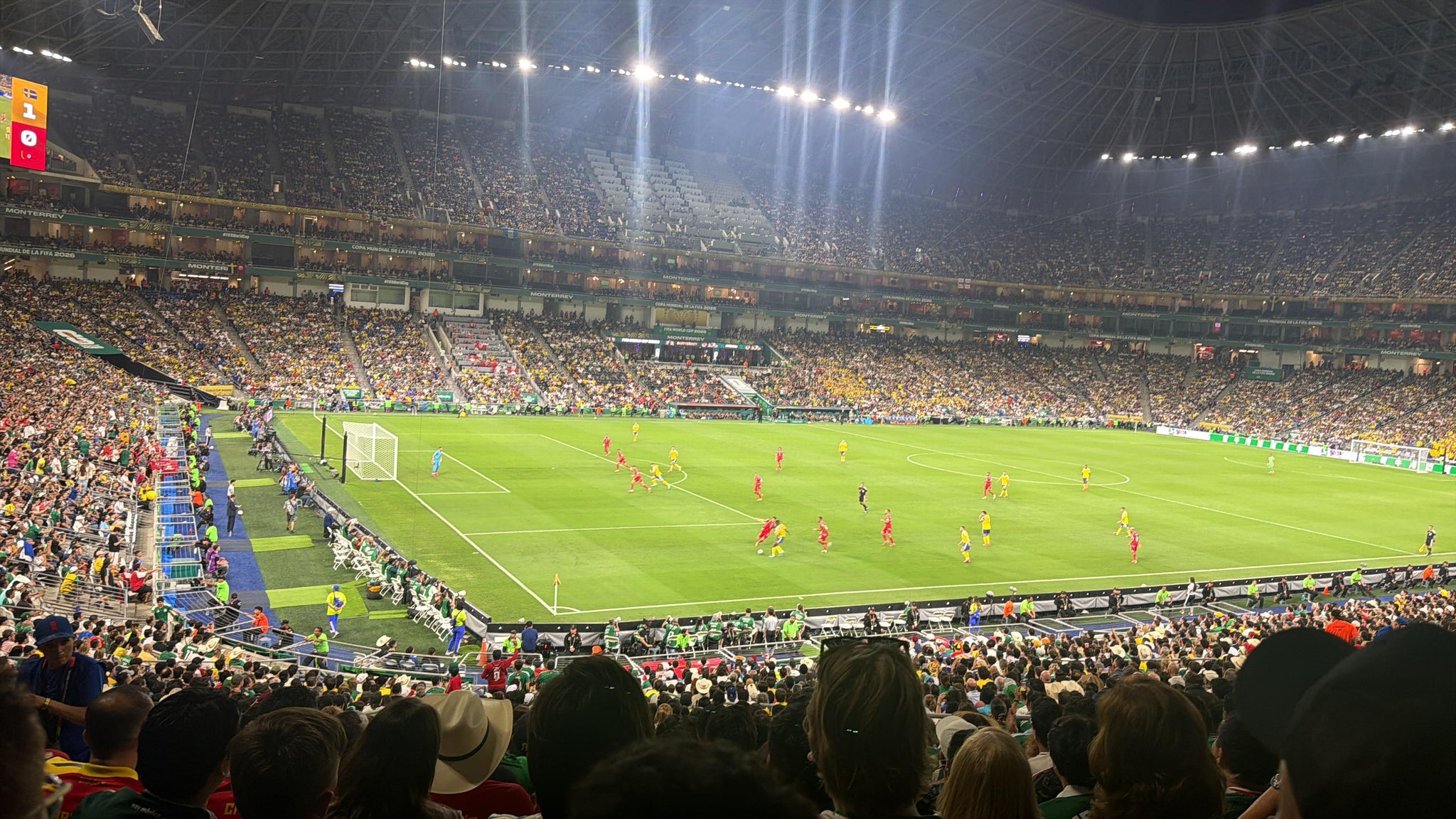 Real Fan View taken from Oriente 122 at Estadio BBVA Bancomer by Anonymous User