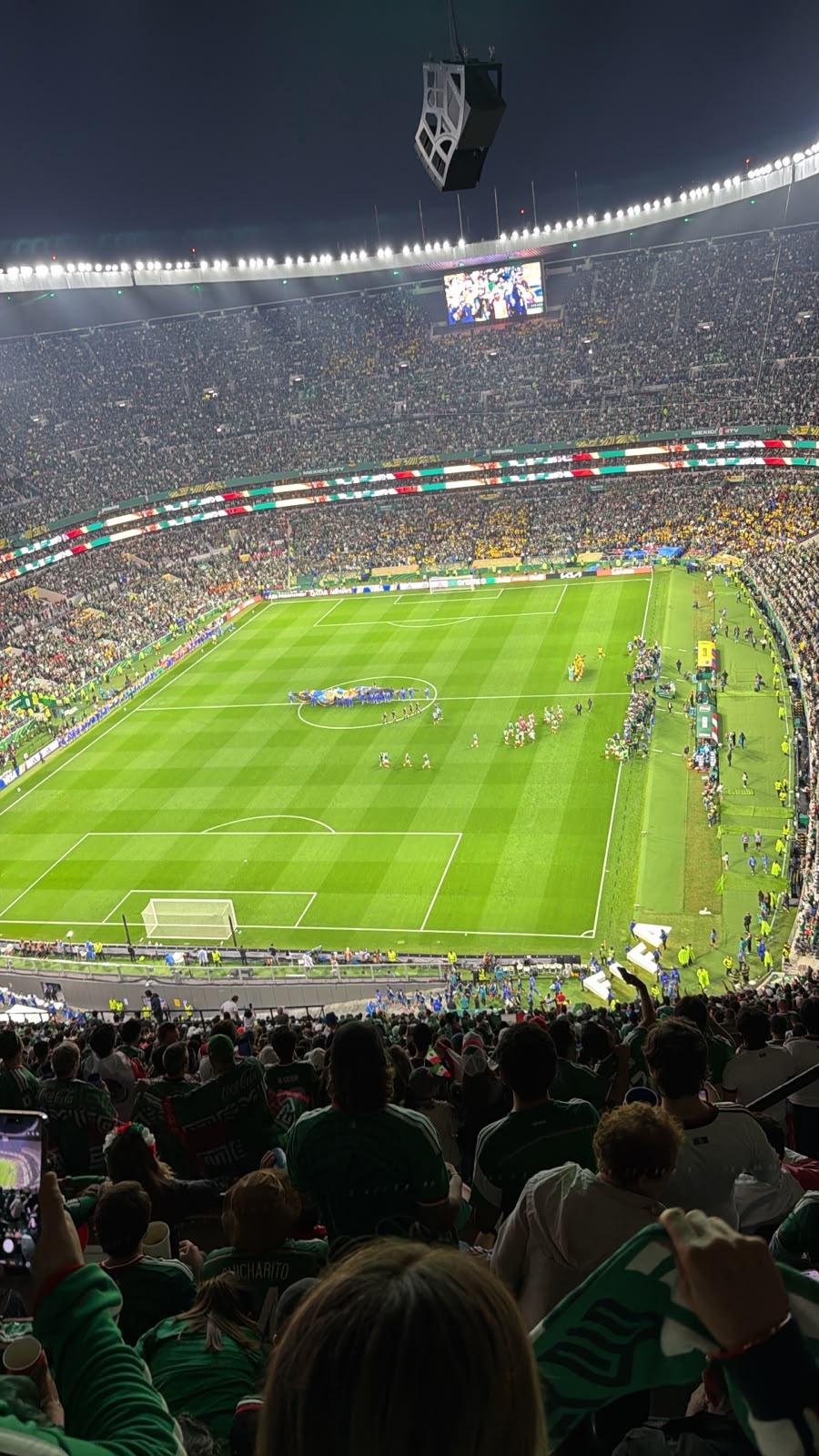 Real Fan View taken from Section 666 at Estadio Banorte by Gabriela R