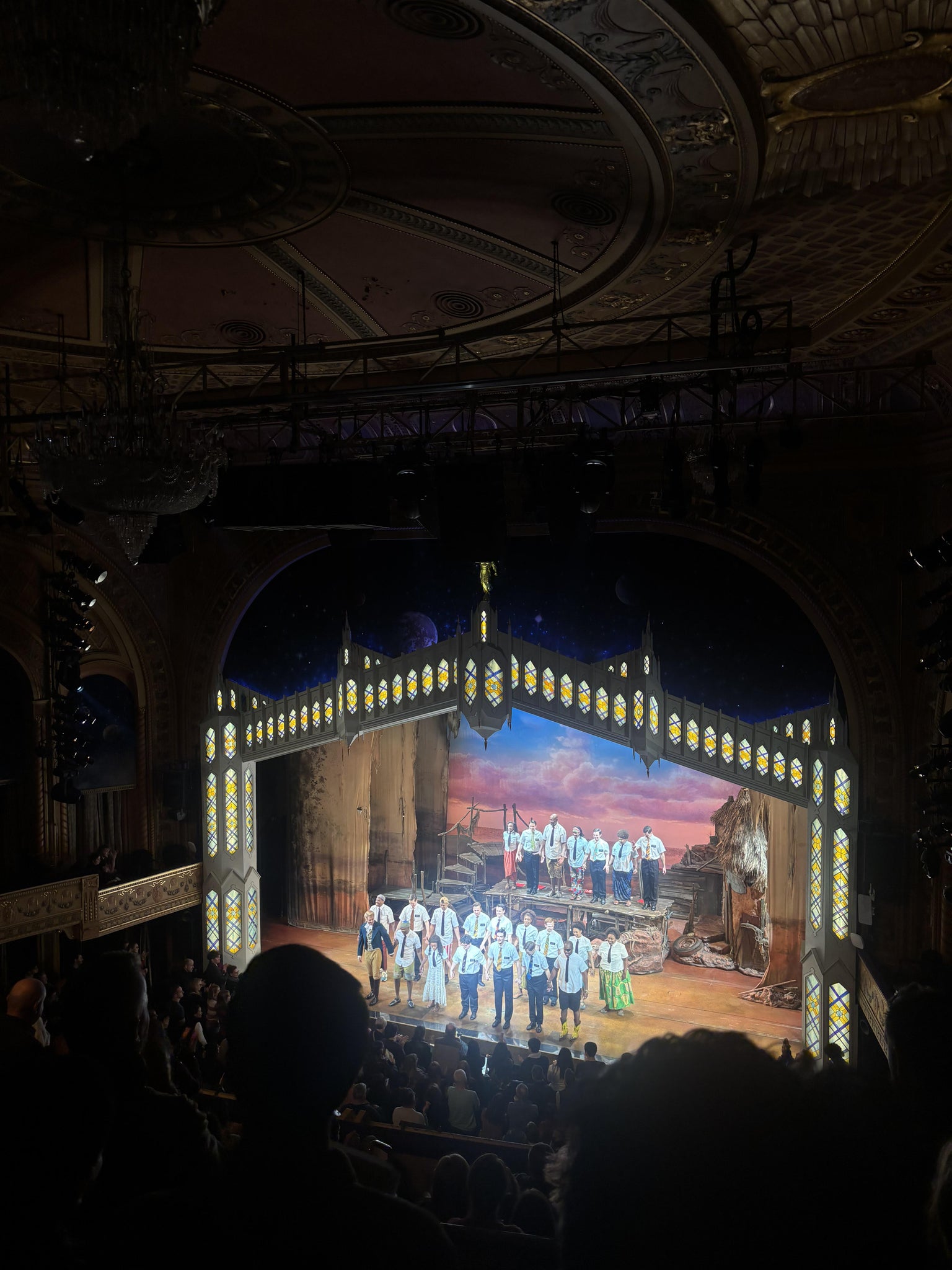 Real Fan View taken from Mezzanine Rear Right at Eugene O'Neill Theatre by Priya A