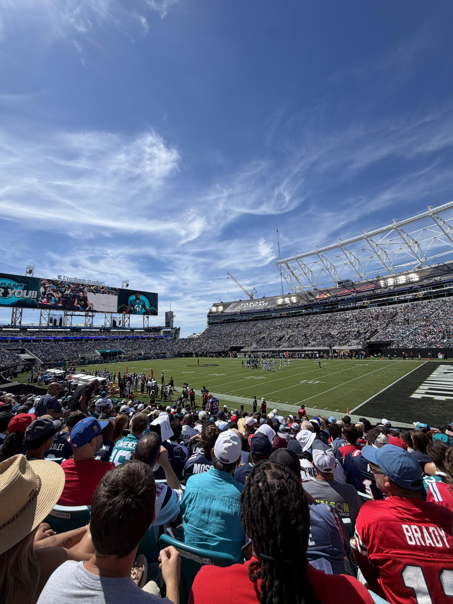 Real Fan View taken from Section 131 at EverBank Stadium by Adam A