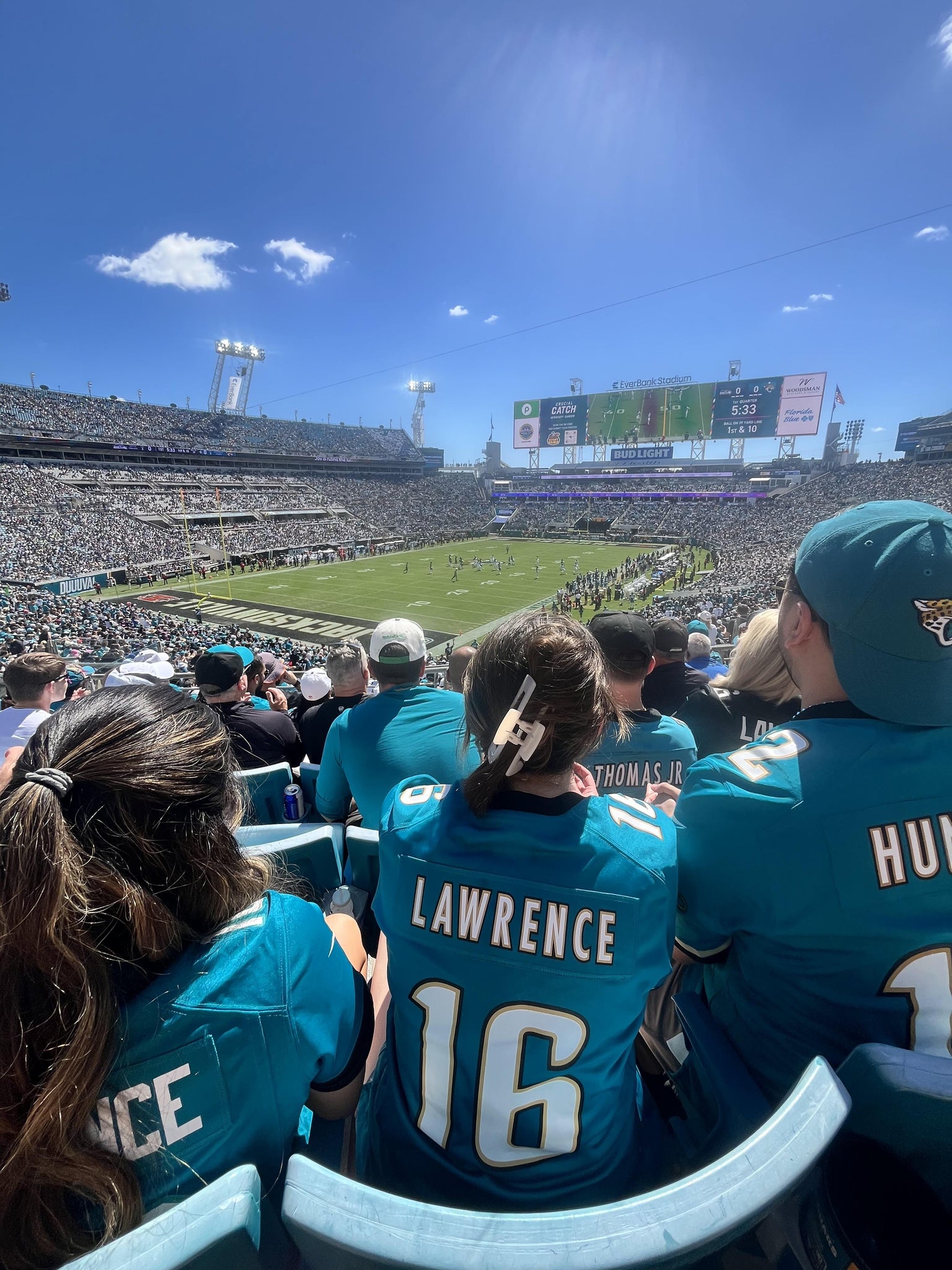 Real Fan View taken from Section 218 at EverBank Stadium by Zjalon C