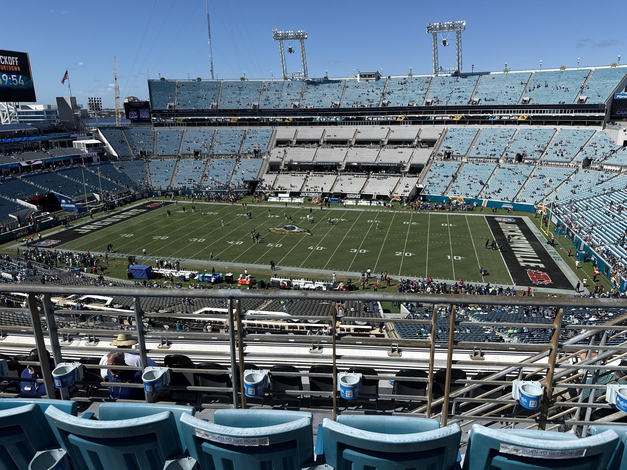 Real Fan View taken from Section 434 at EverBank Stadium by Dee F