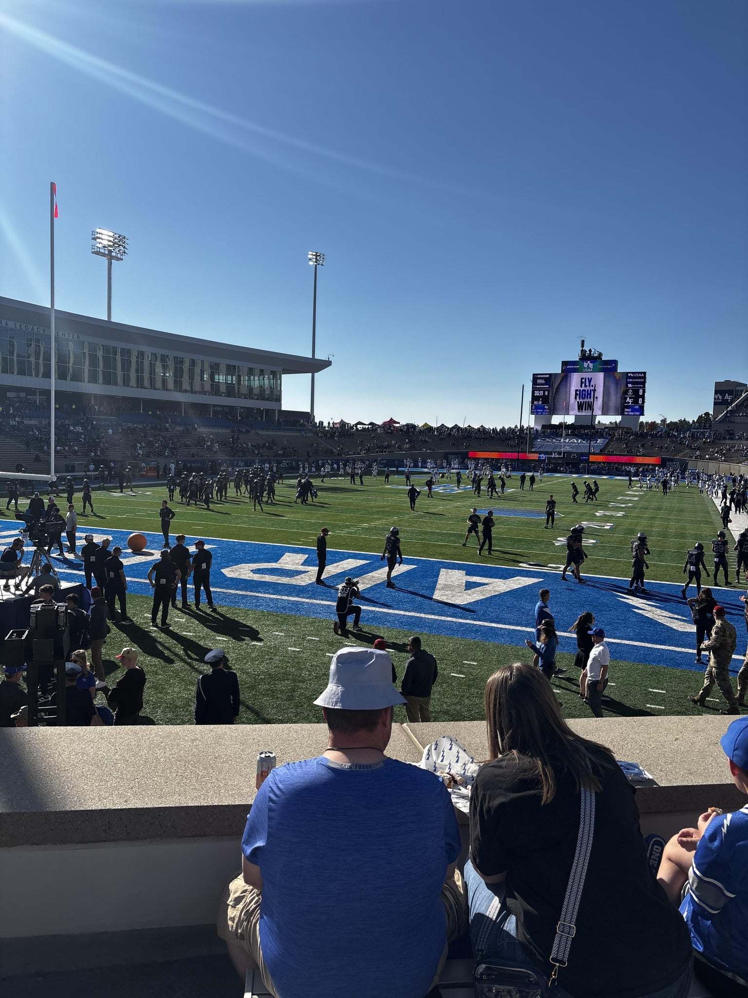 Real Fan View taken from Section L 13 at Falcon Stadium by Tim F