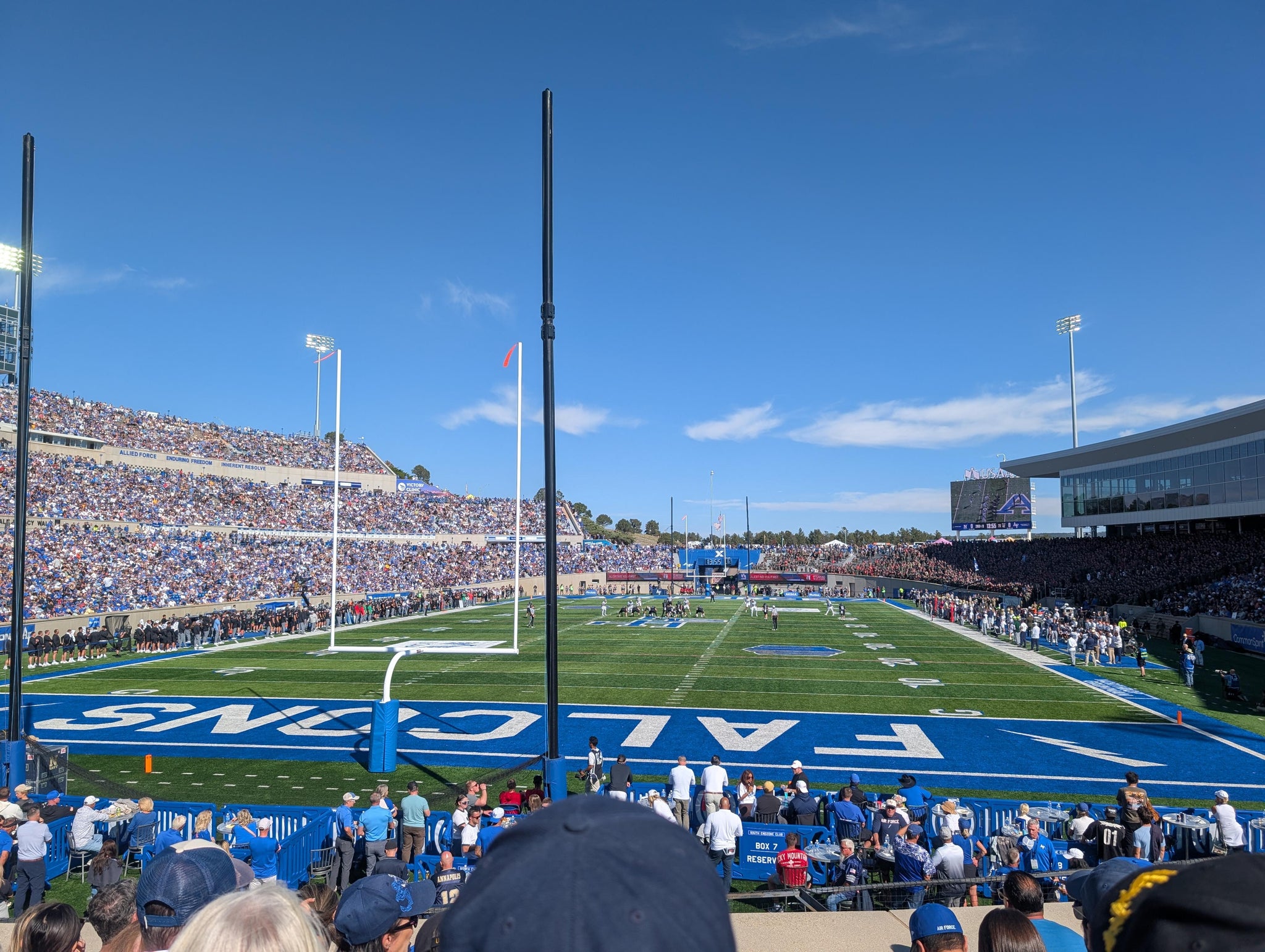 Real Fan View taken from Section L 28 at Falcon Stadium by Dade C