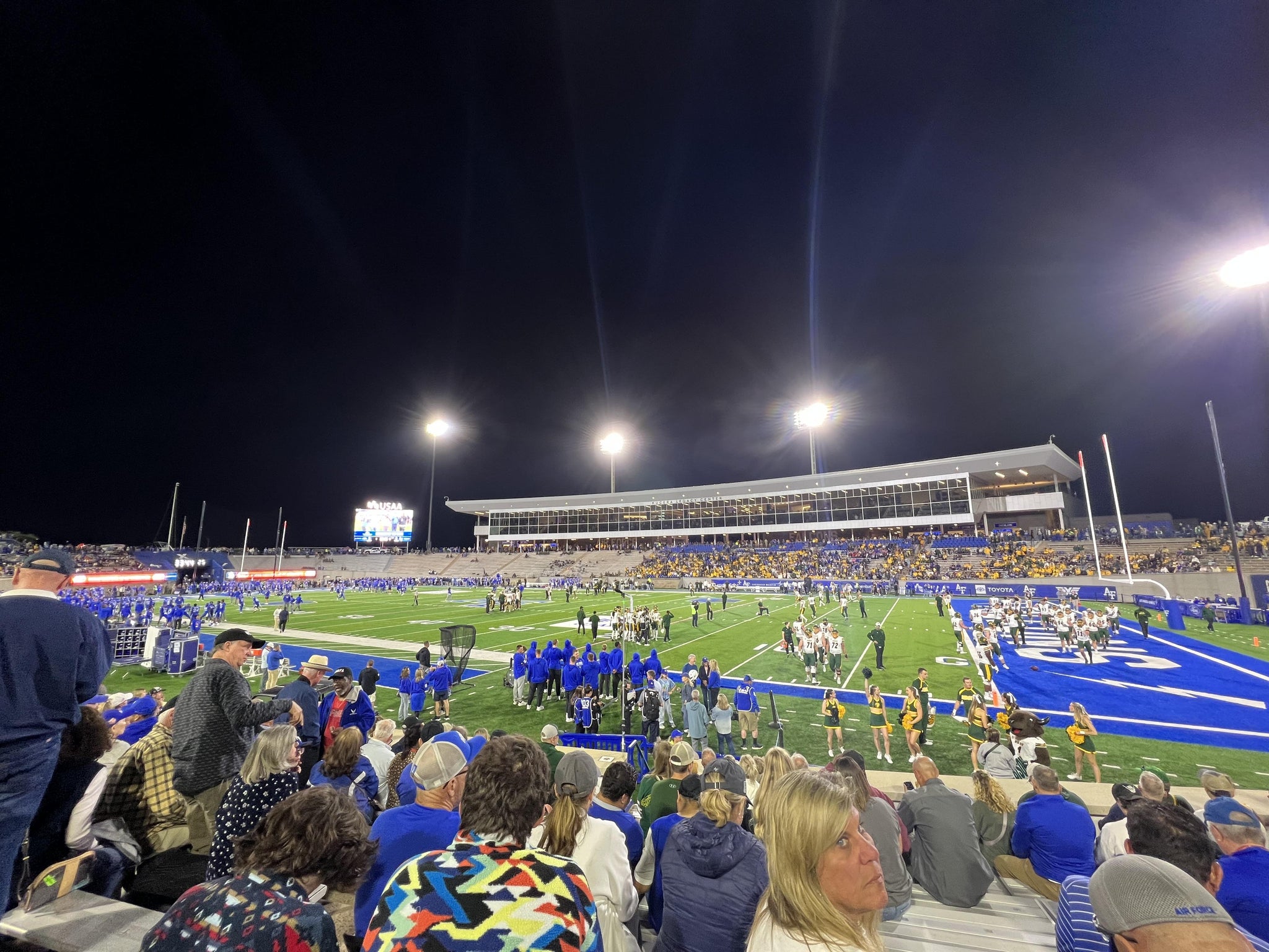 Real Fan View taken from Section L 5 at Falcon Stadium by Jennifer B