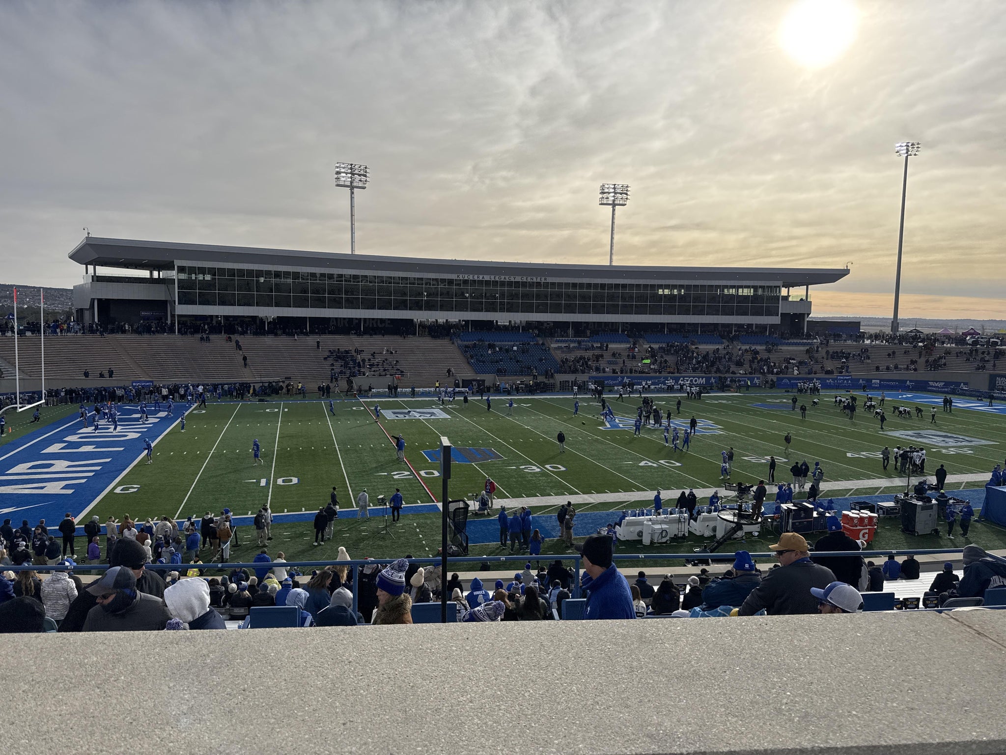 Real Fan View taken from Section M 10 at Falcon Stadium by Anonymous User