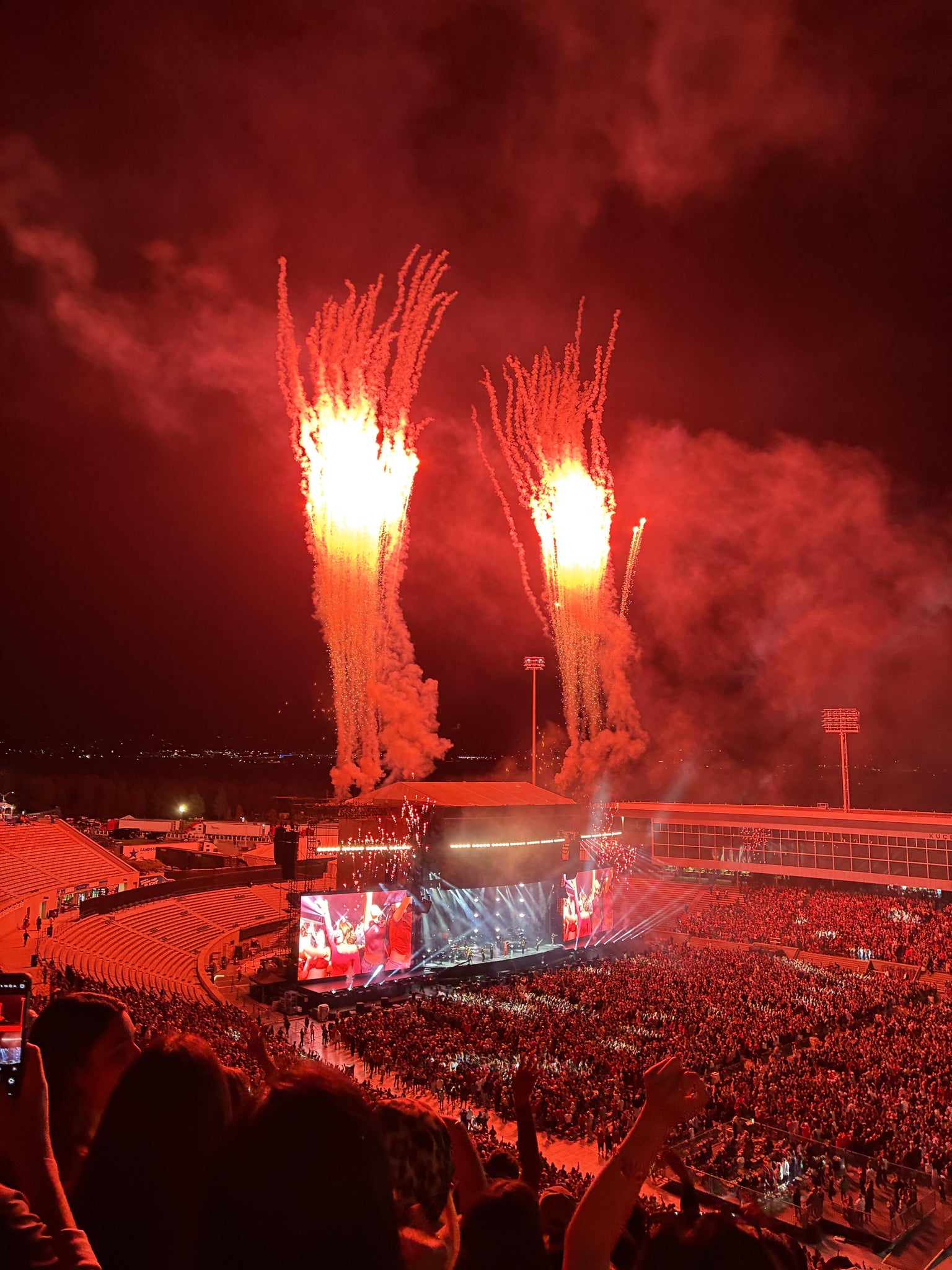 Real Fan View taken from Section U 4 at Falcon Stadium by Alexis P