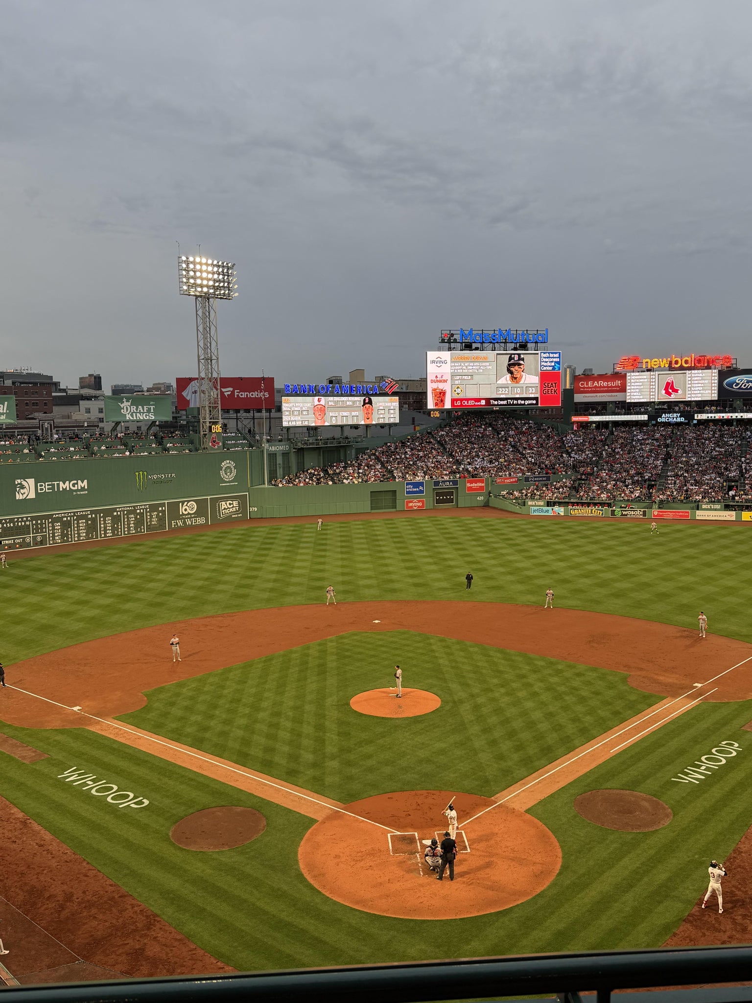 Real Fan View taken from Aura Club 3 at Fenway Park by Antonia K