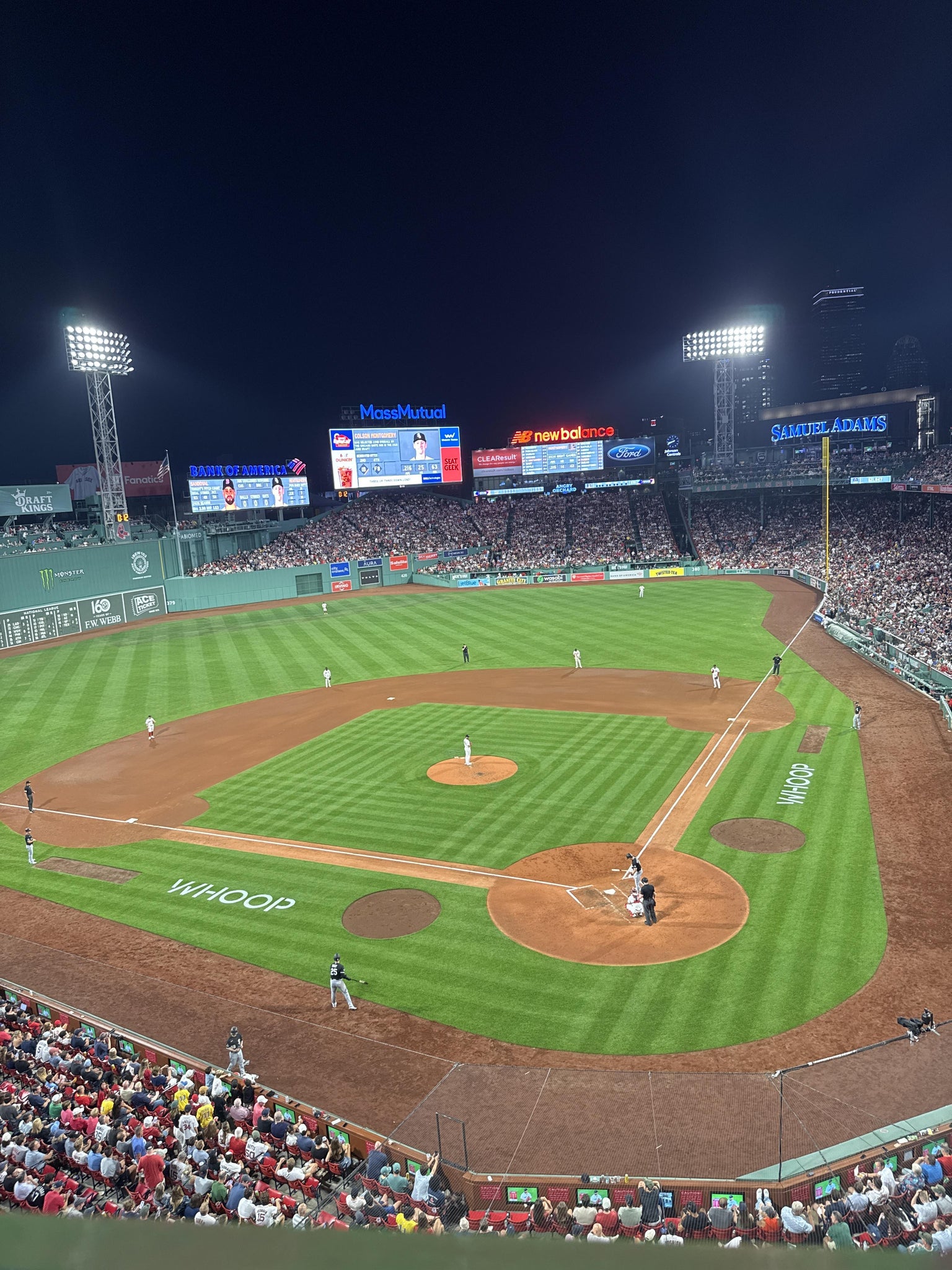 Real Fan View taken from Aura Club 5 at Fenway Park by Ricki N