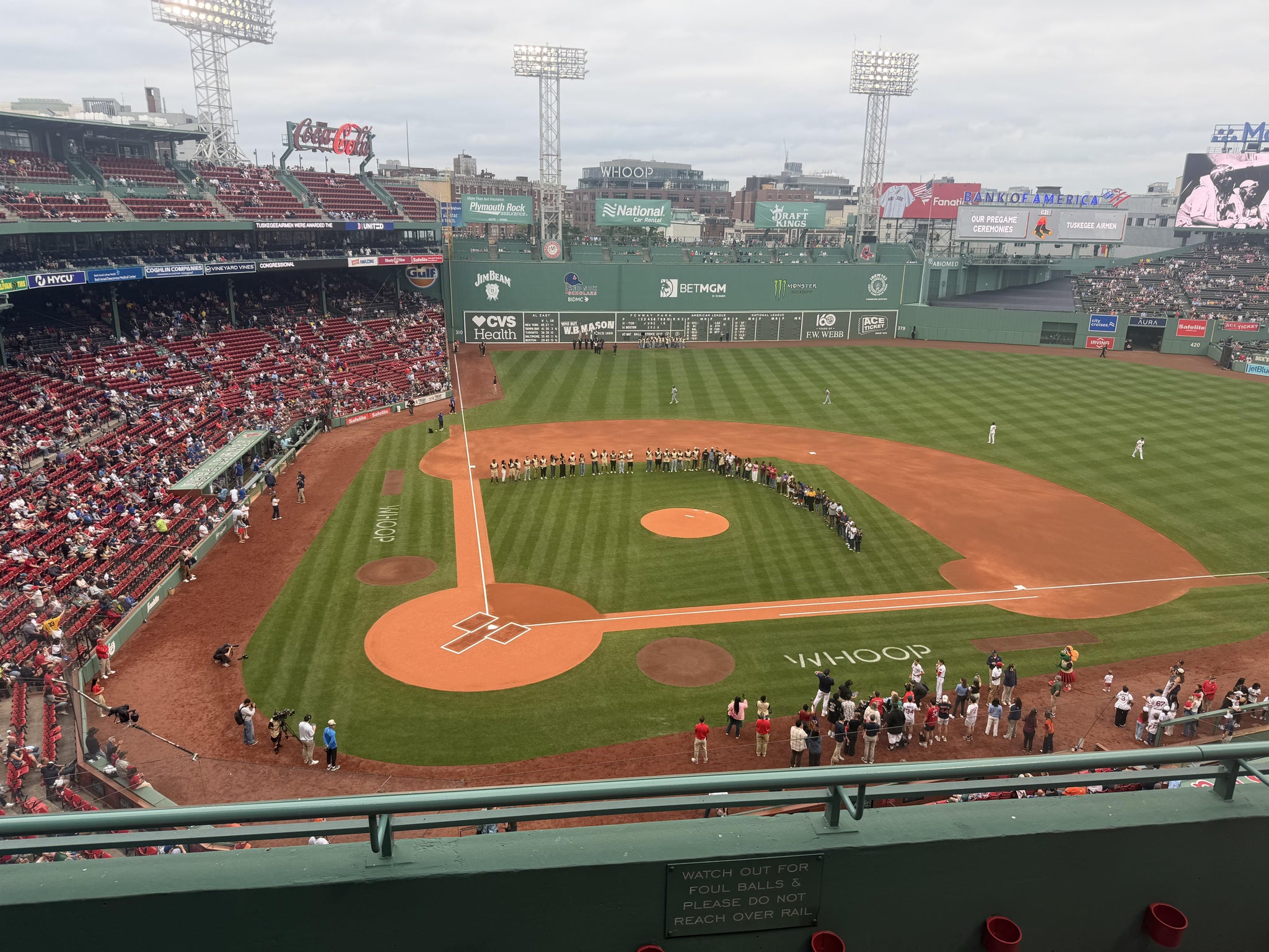 Real Fan View taken from Aura Pavilion 1 at Fenway Park by Alan P