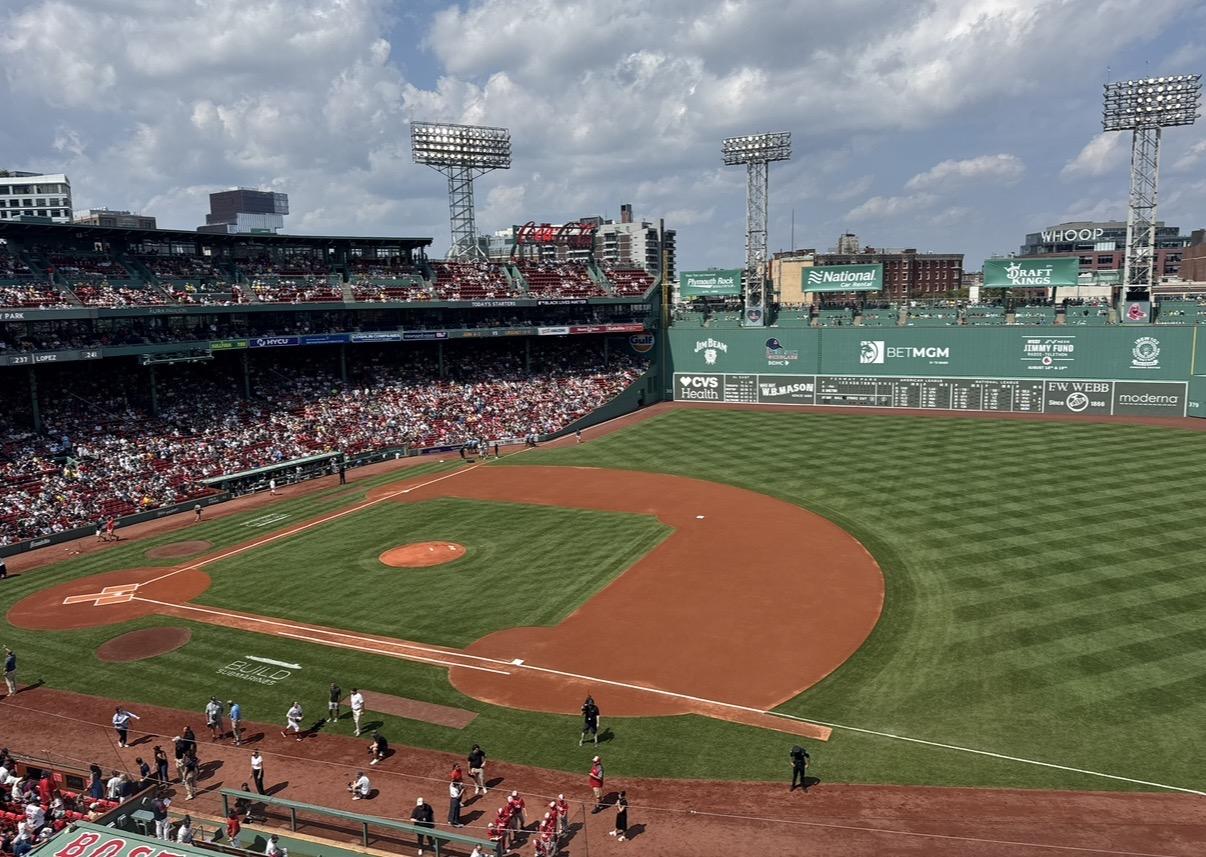Real Fan View taken from Aura Pavilion 11 at Fenway Park by Kostas K