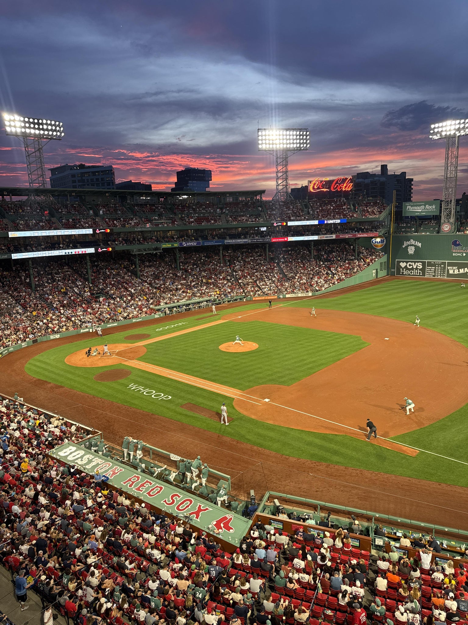 Real Fan View taken from Aura Pavilion 11 at Fenway Park by Thomas H