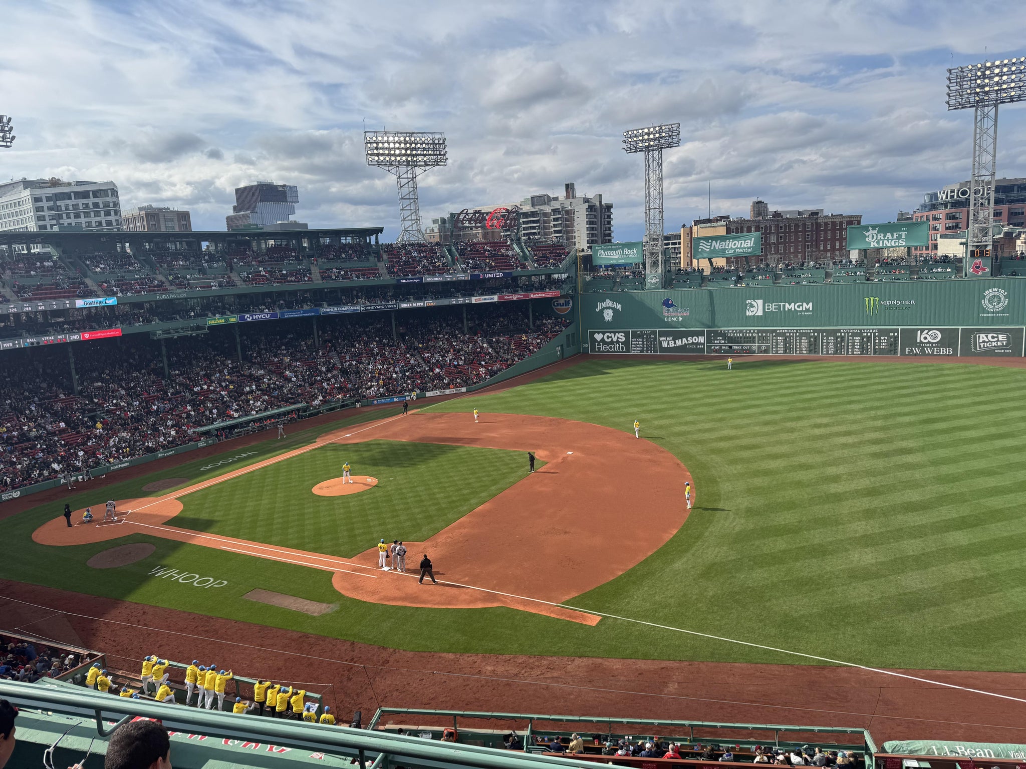 Real Fan View taken from Aura Pavilion 11 at Fenway Park by Justin M