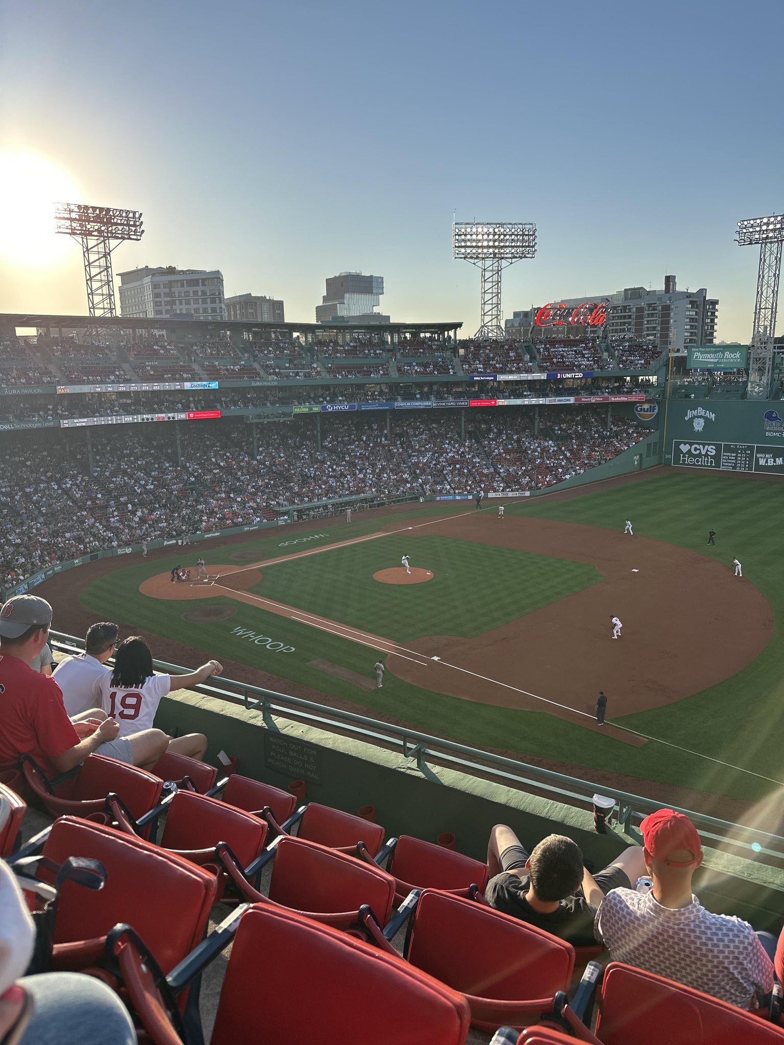 Real Fan View taken from Aura Pavilion 11 at Fenway Park by Nathan K