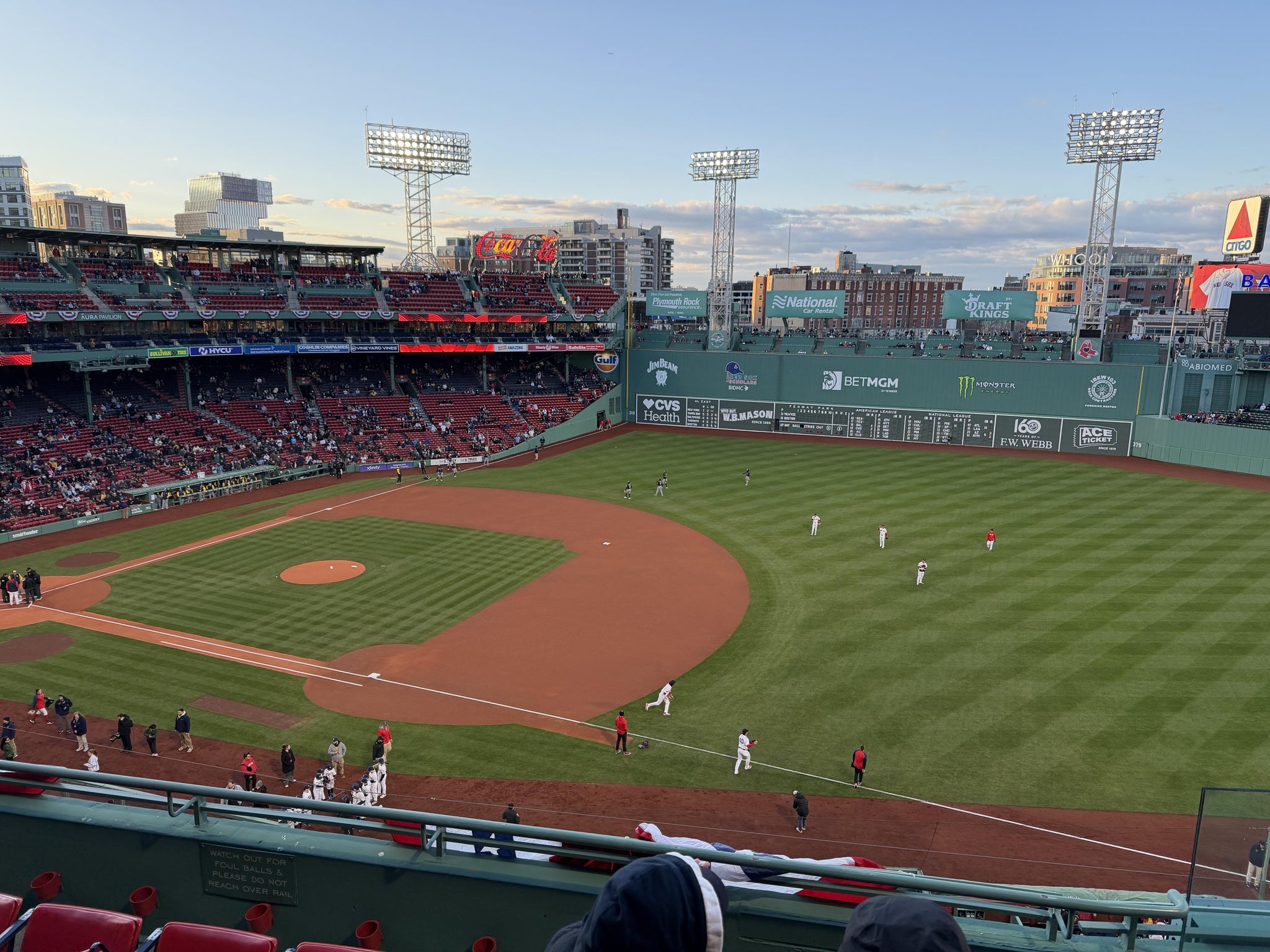 Real Fan View taken from Aura Pavilion 11 at Fenway Park by William W