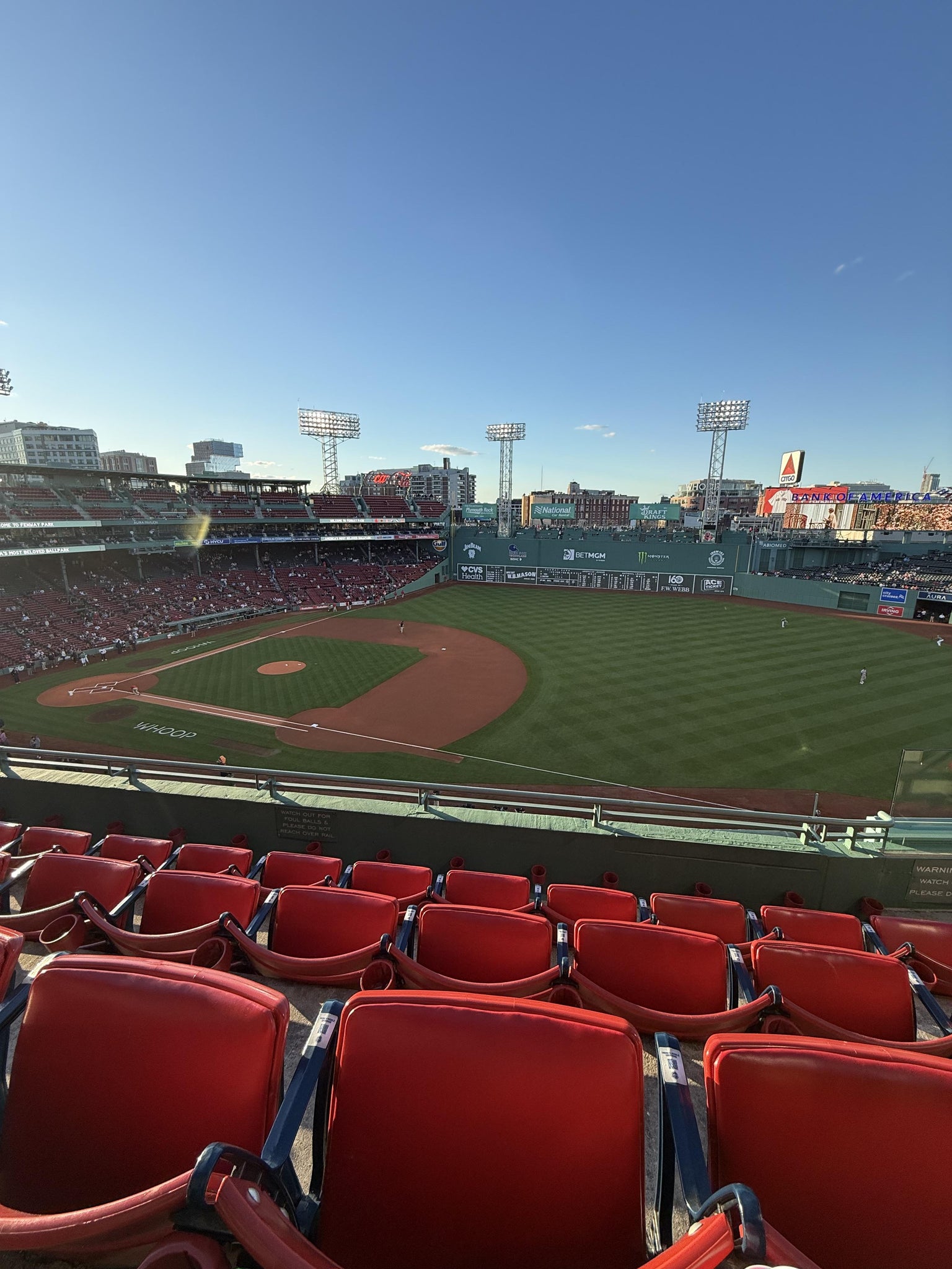 Real Fan View taken from Aura Pavilion 11 at Fenway Park by William V