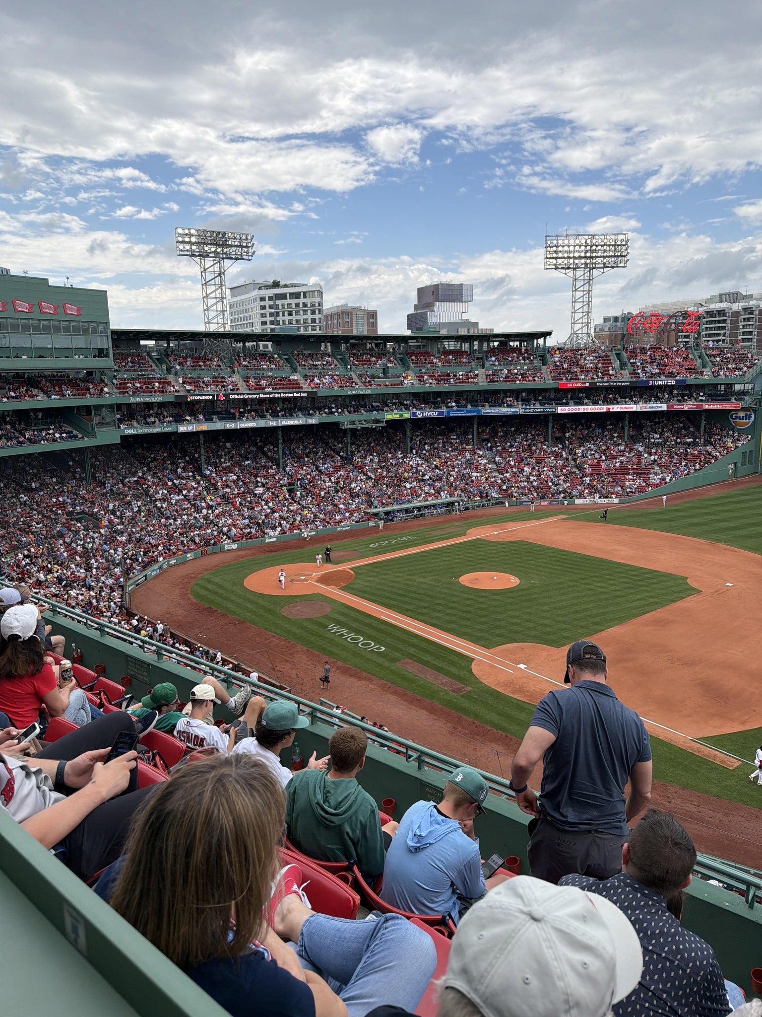 Real Fan View taken from Aura Pavilion 11 at Fenway Park by Brian P