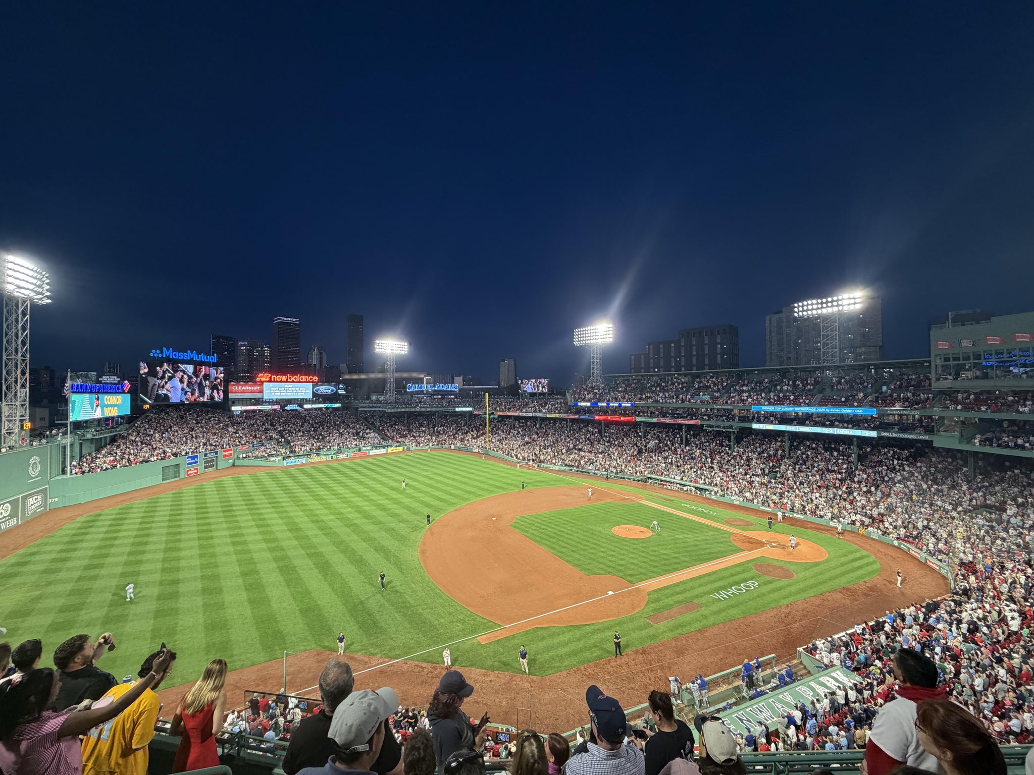 Real Fan View taken from Aura Pavilion 12 at Fenway Park by Patrick H