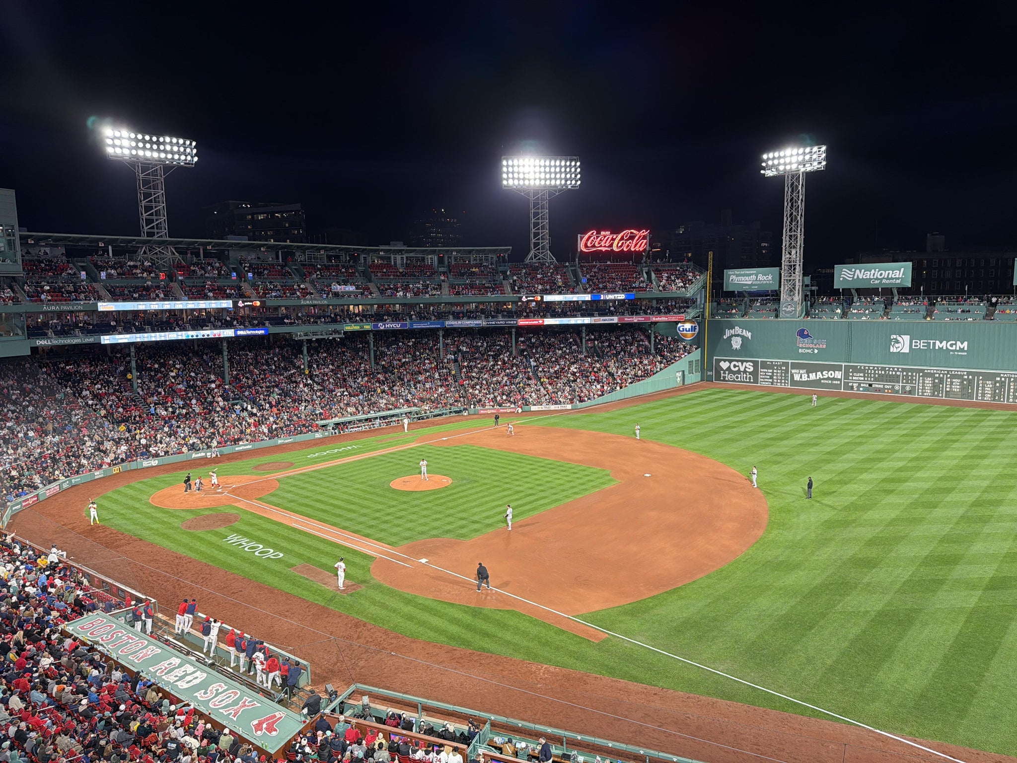 Real Fan View taken from Aura Pavilion 13 at Fenway Park by Anonymous User