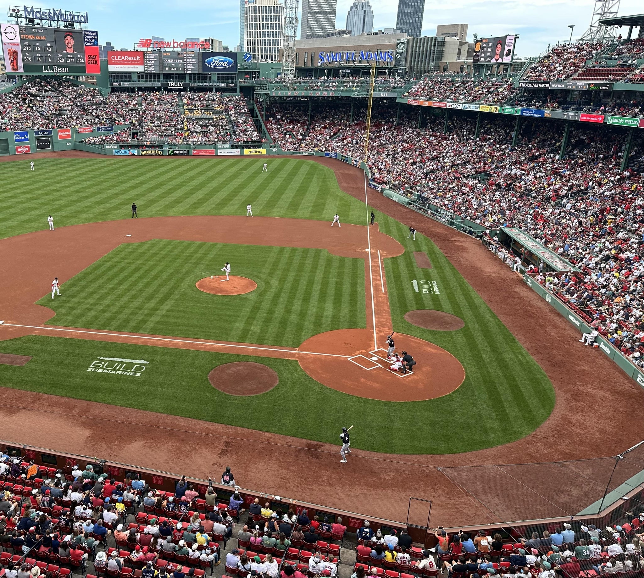 Real Fan View taken from Aura Pavilion 2 at Fenway Park by Stephen L