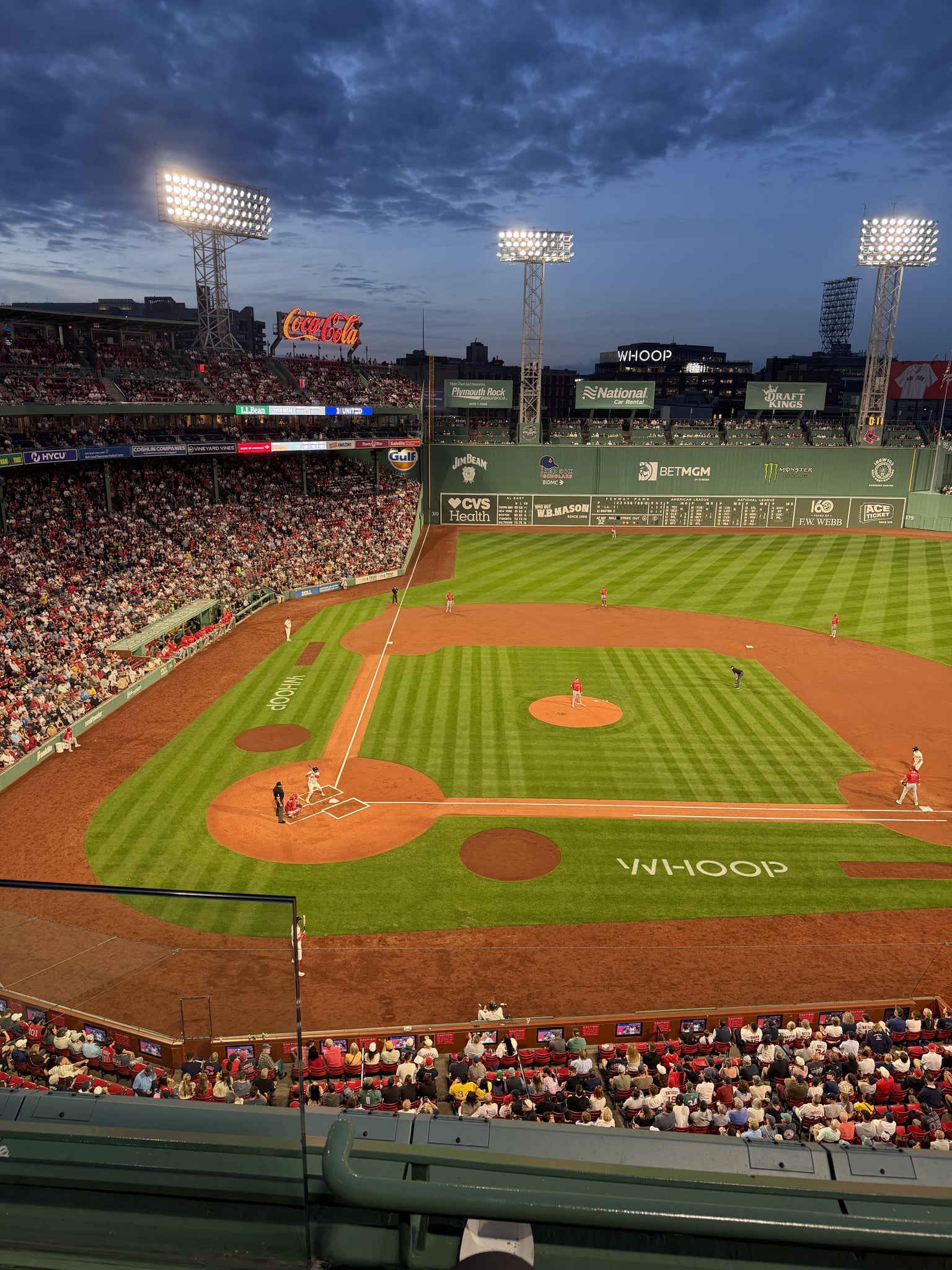 Real Fan View taken from Aura Pavilion 3 at Fenway Park by Jason M