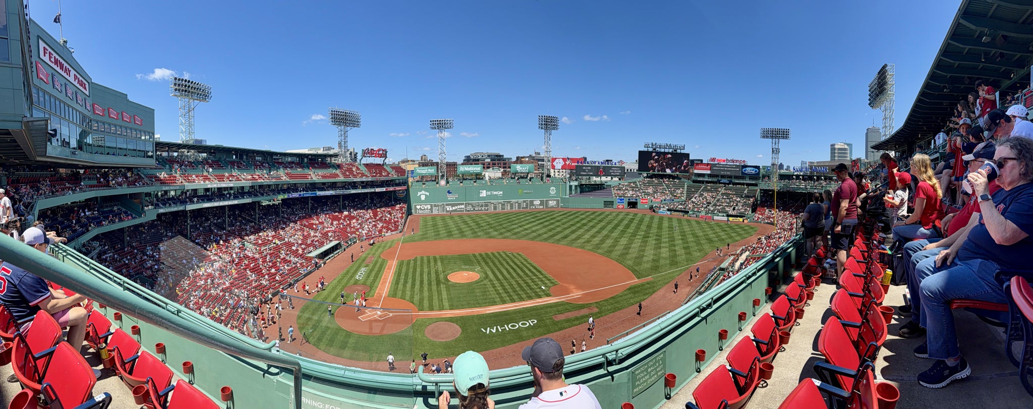 Real Fan View taken from Aura Pavilion 3 at Fenway Park by Shannon B