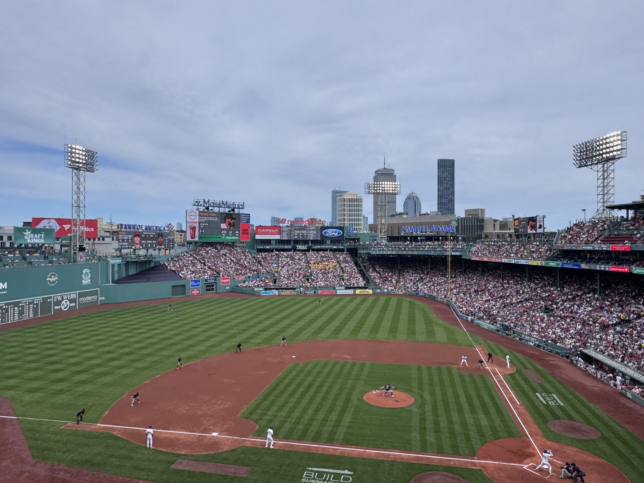 Real Fan View taken from Aura Pavilion 4 at Fenway Park by Andrew H