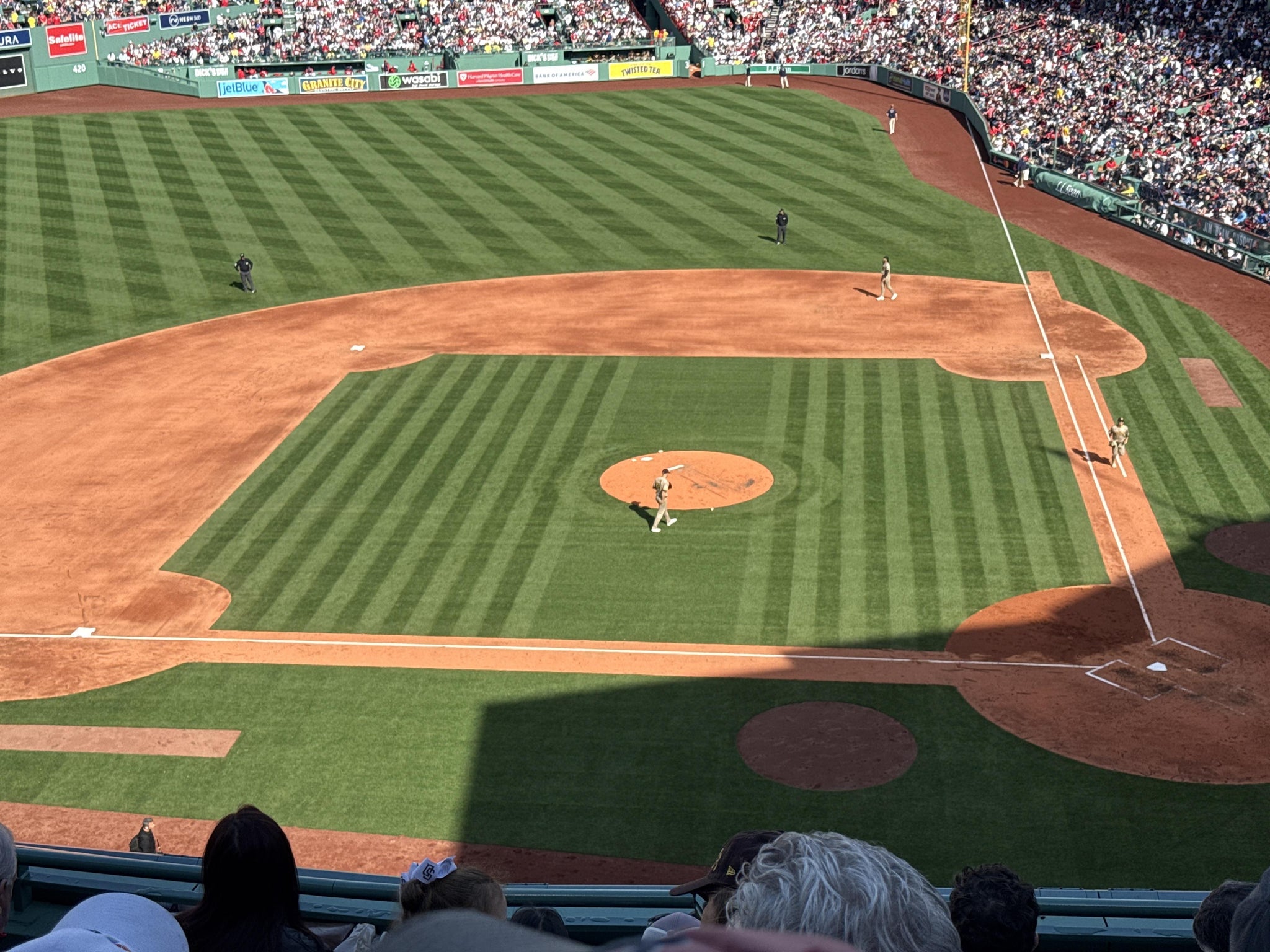 Real Fan View taken from Aura Pavilion 4 at Fenway Park by Joe L